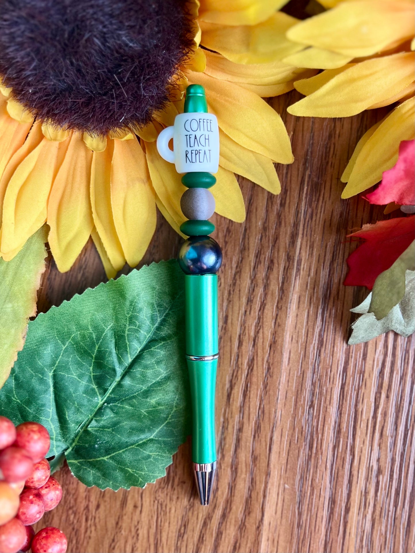 Coffee Teach Repeat Pen