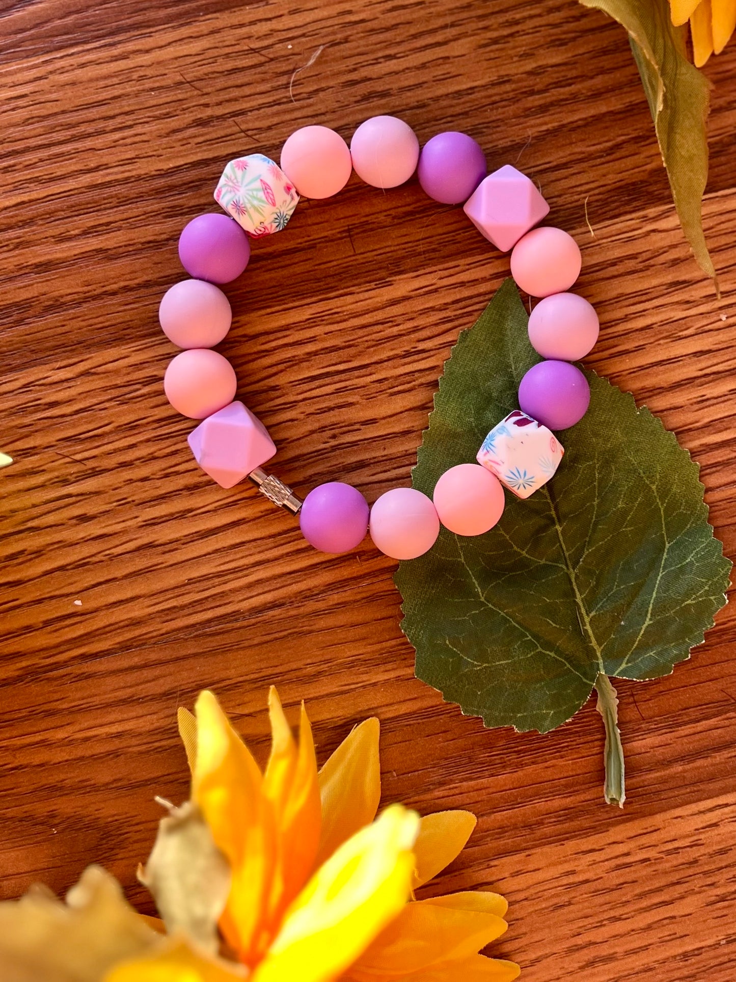 Purple Phase Wire Wristlet