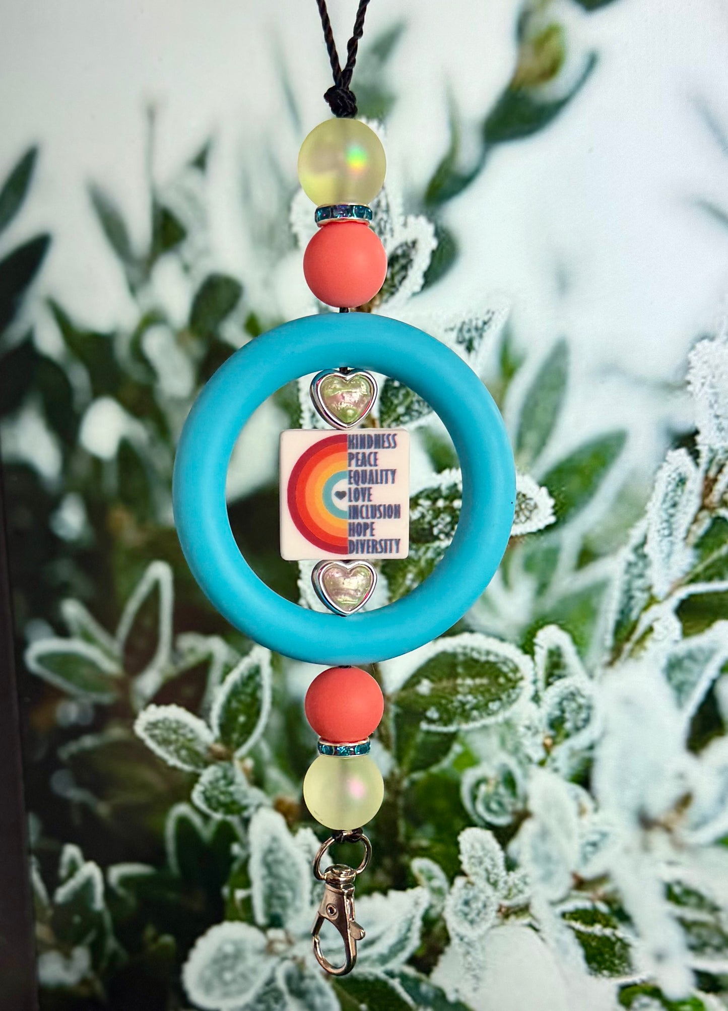 Equality and inclusion car charm