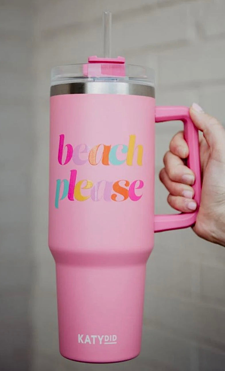 Beach please 40oz tumbler