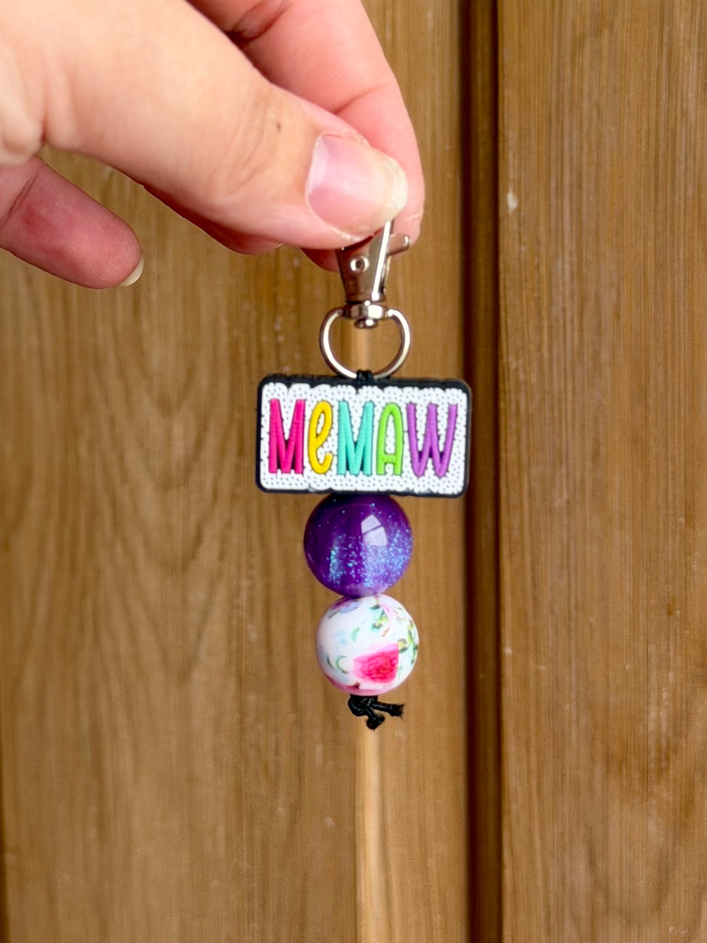 Memaw zipper pull