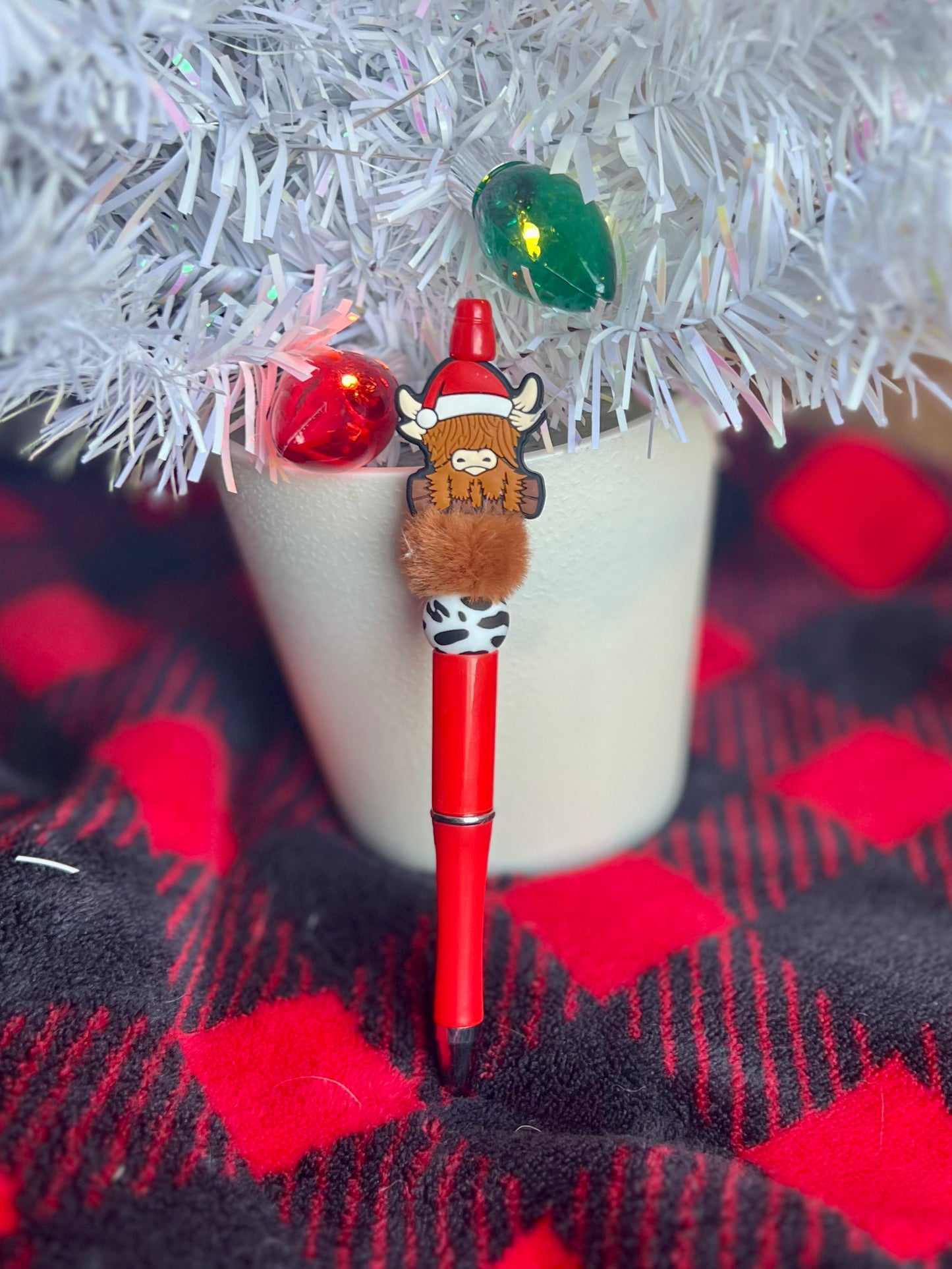 Santa Highland Cow Pen