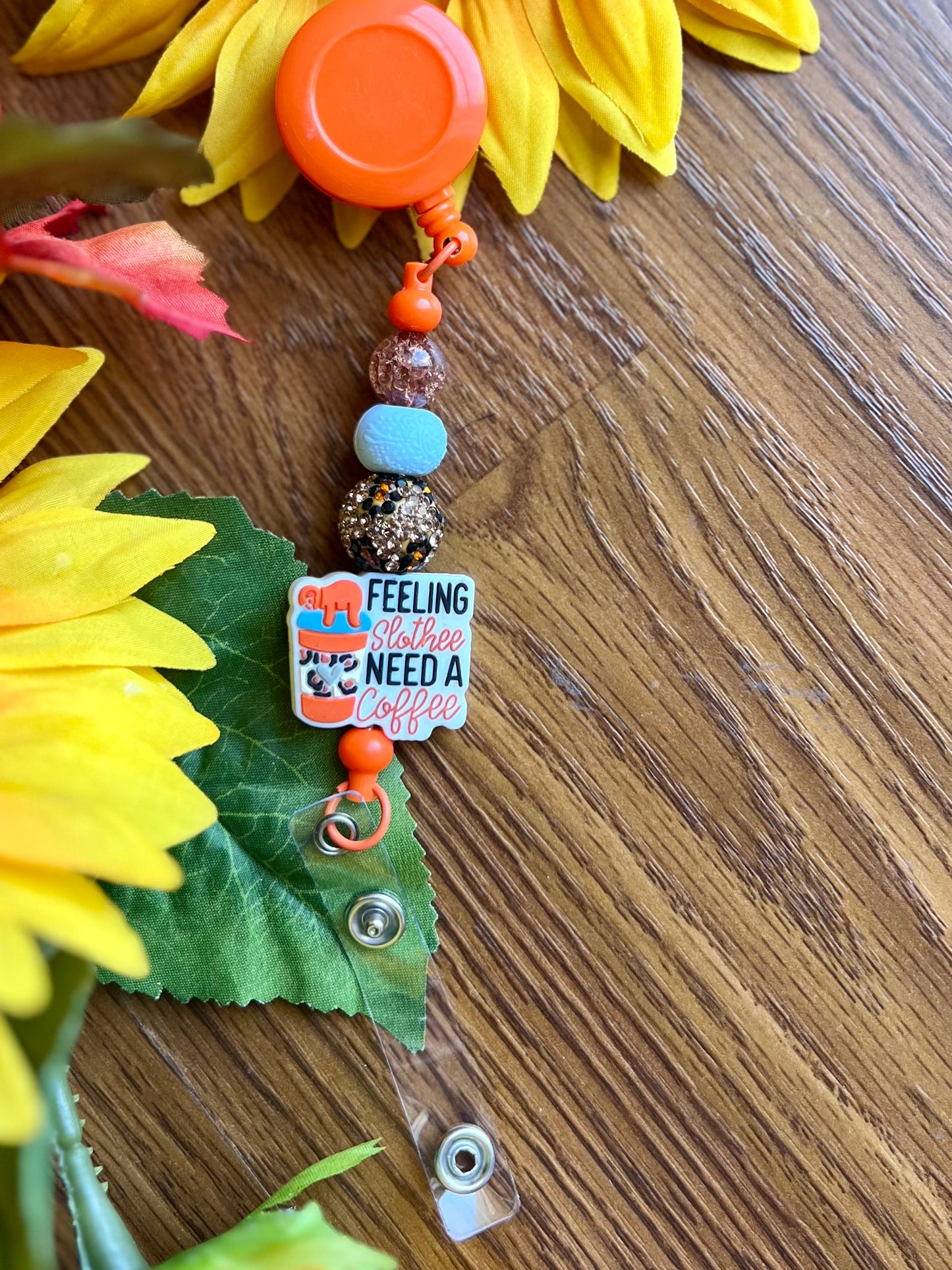 Slothee, Need Coffee Badge Reel