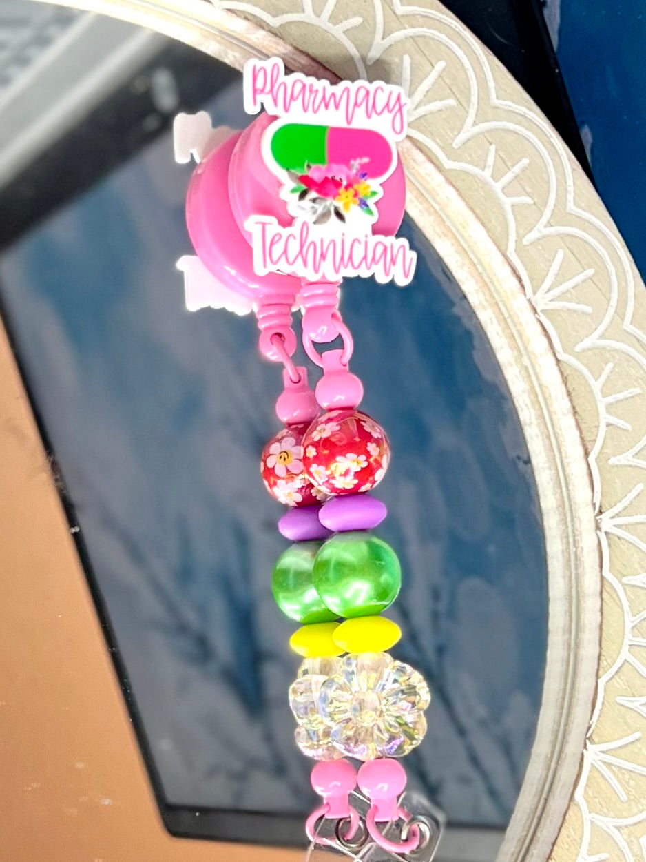 Pharm Tech badge reel