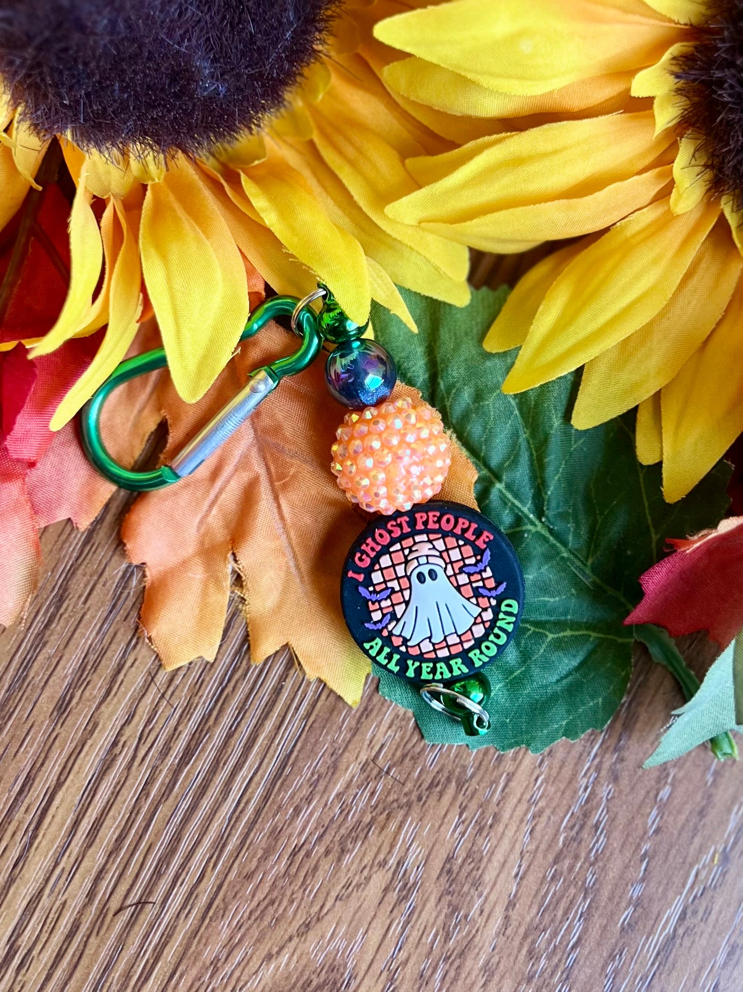 Ghost People Year Round Keychain