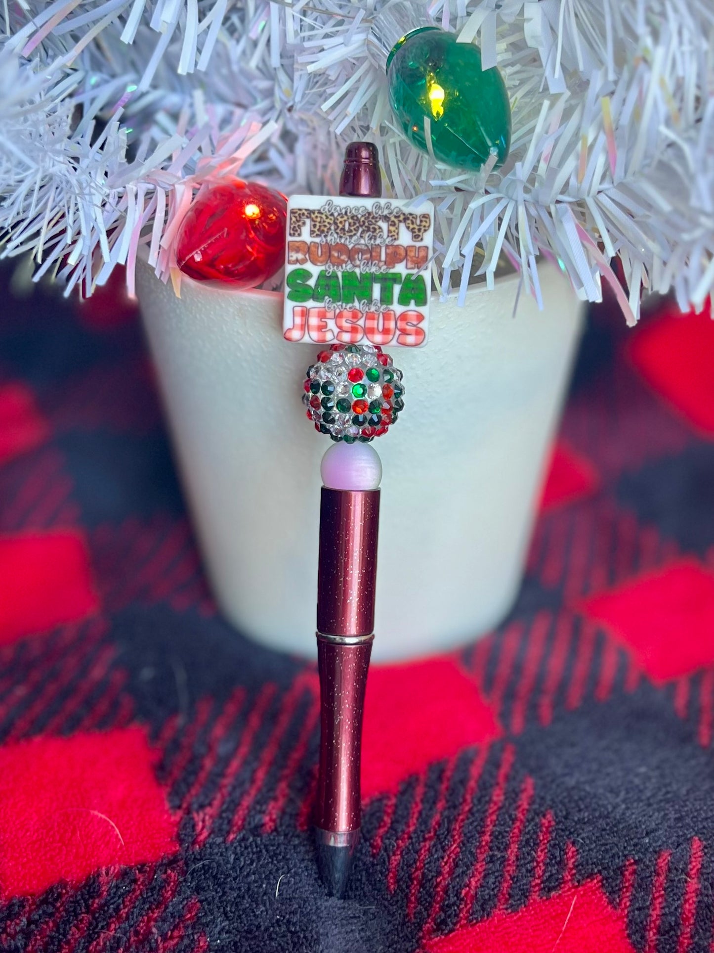 Frosty, Rudolph, Santa, Jesus Pen