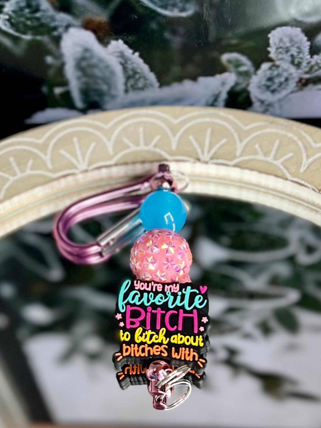 Bitch about bitches Keychain