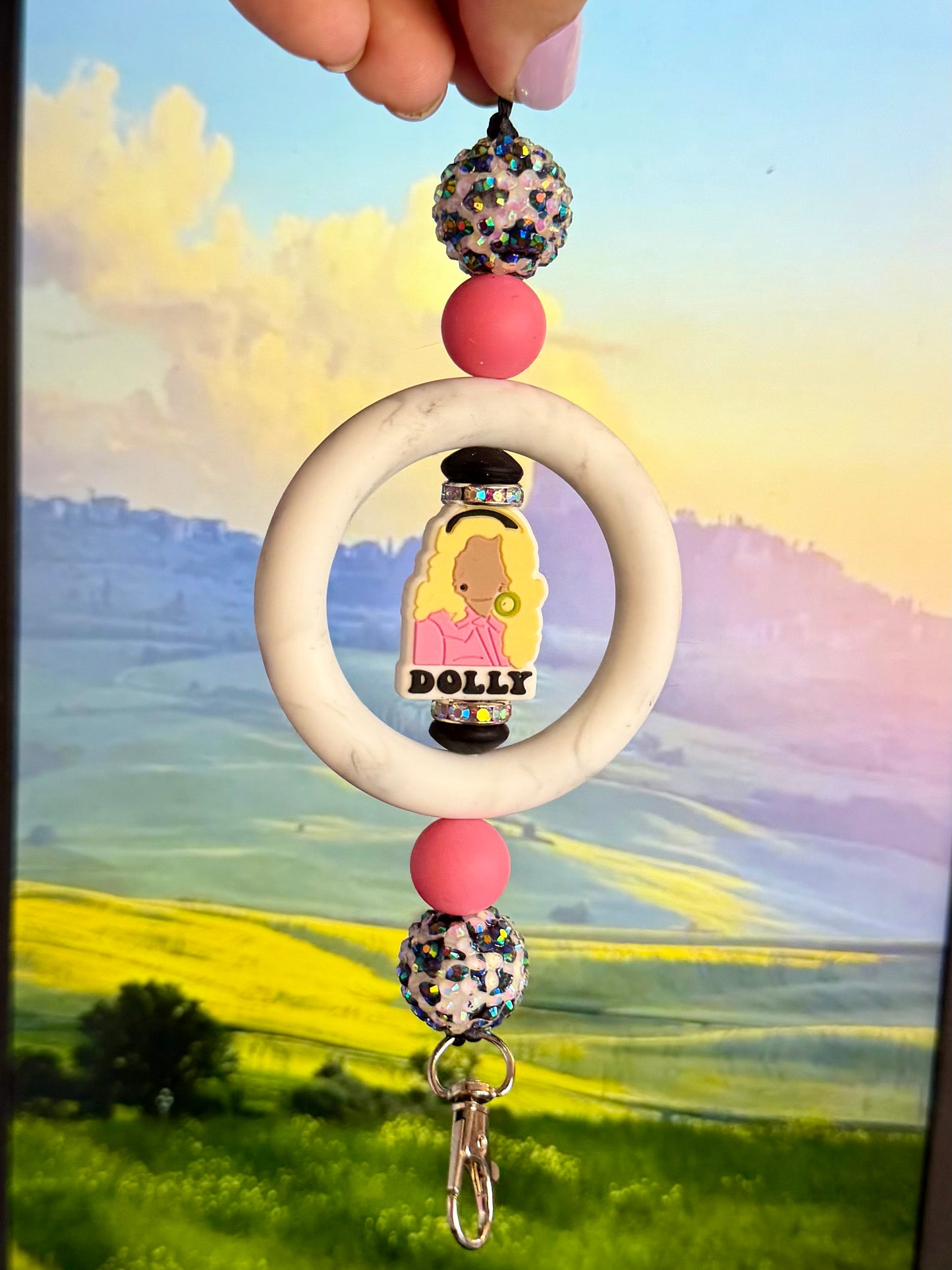 Dolly car charm