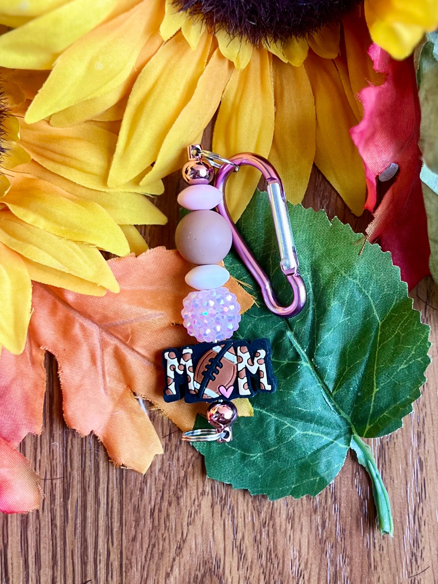 Football Mom Keychain