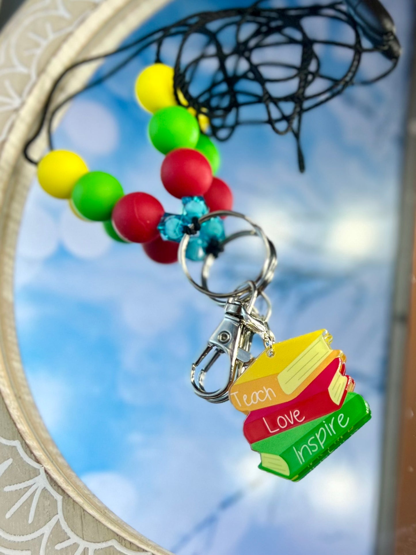 Teach love inspire lanyard