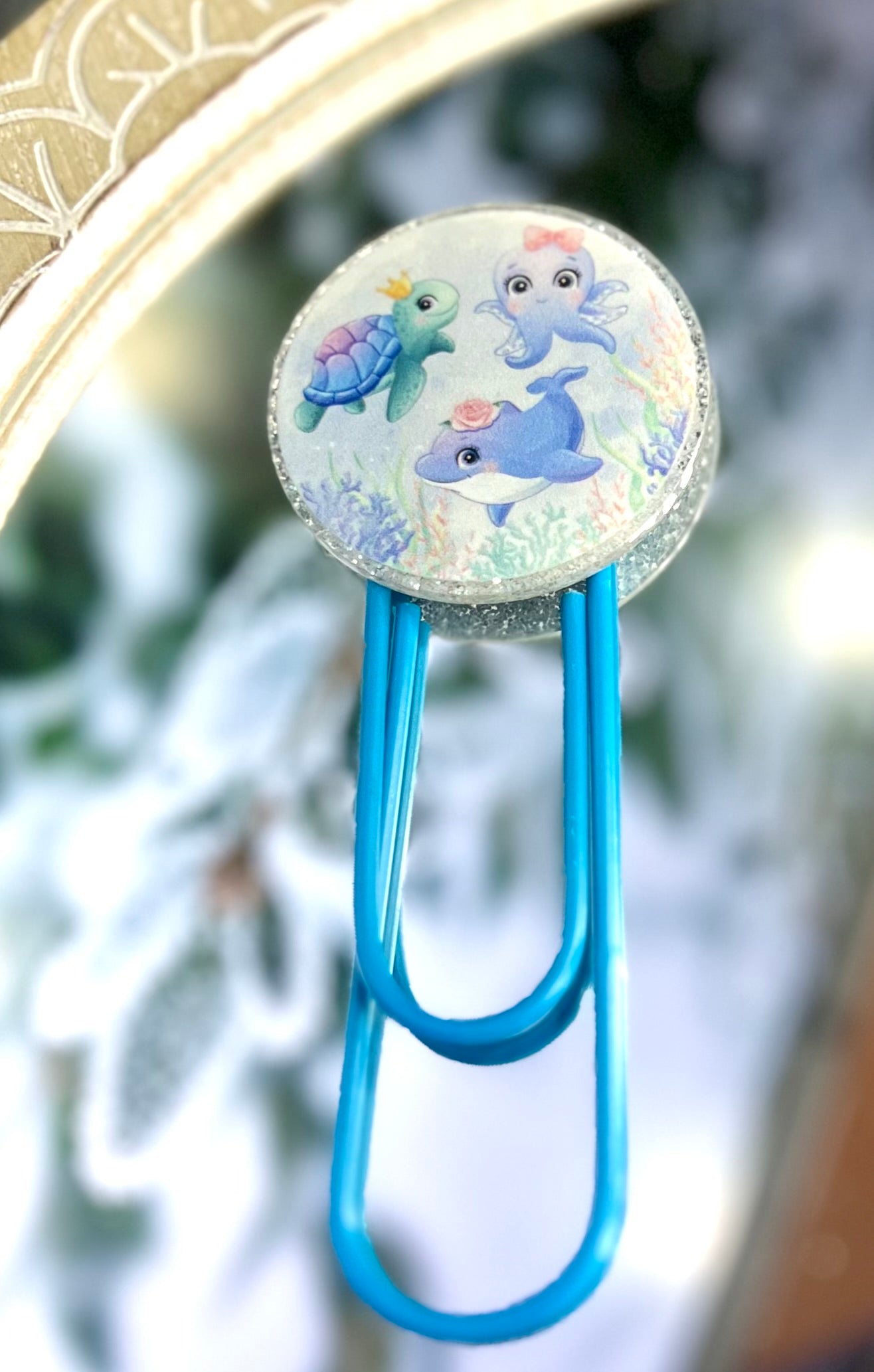 Ocean animals bookmark