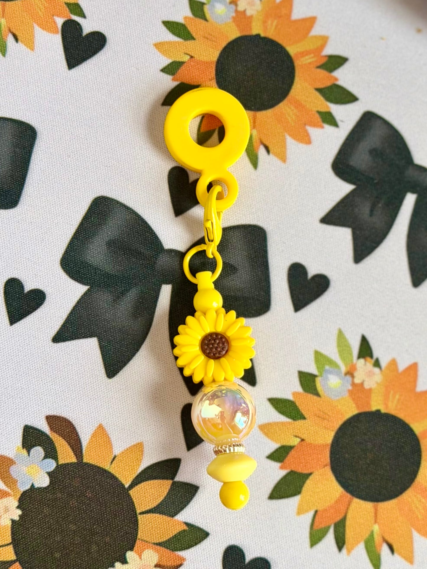 Sunflower Straw Charm