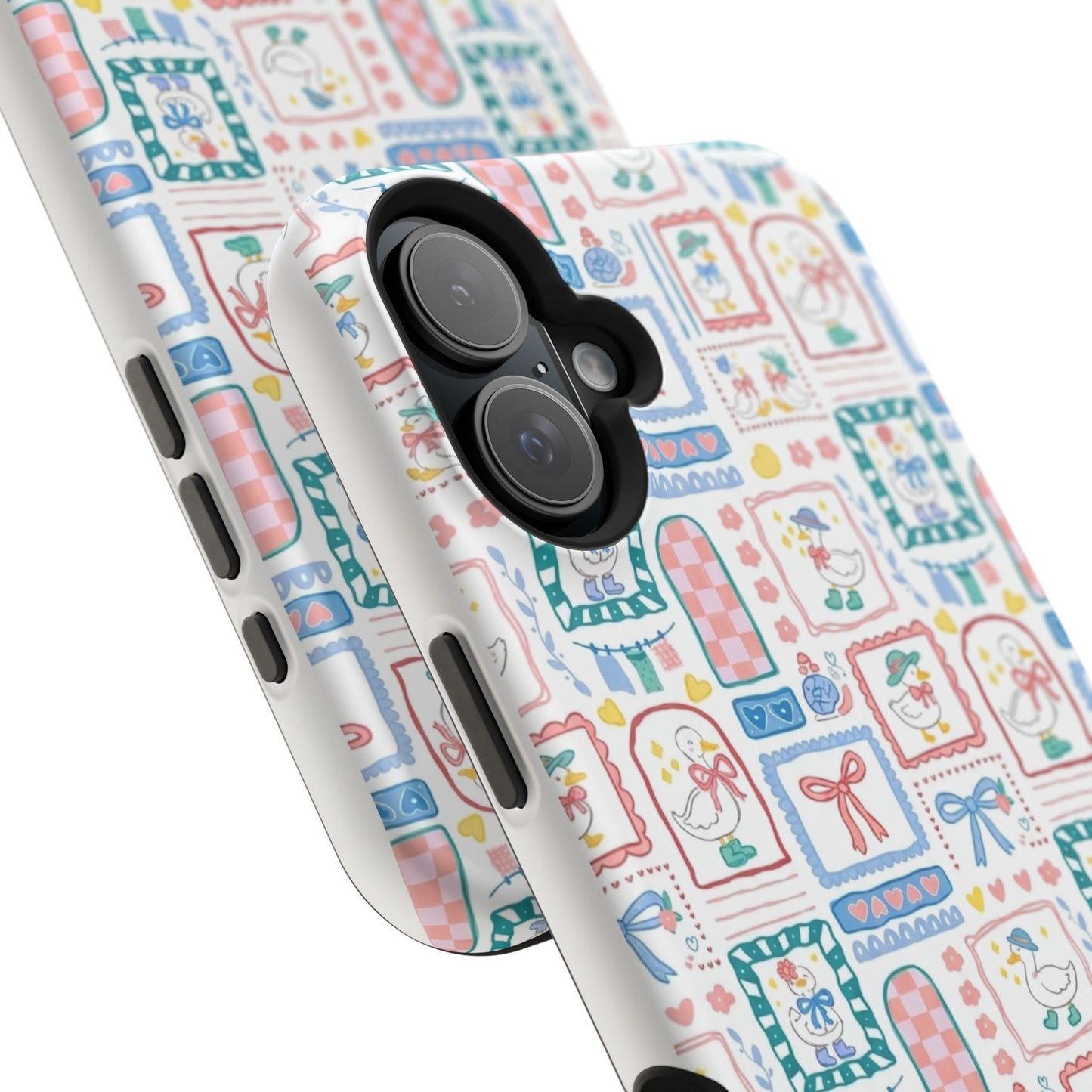 Floral Patchwork Magnetic Impact Phone Case