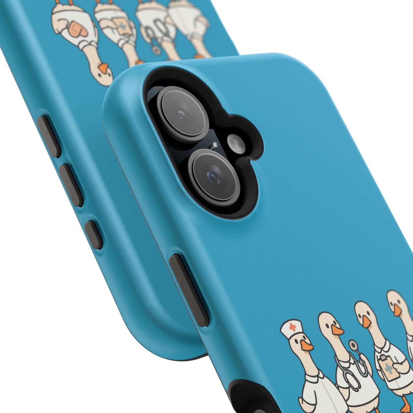 Cute Caring Geese Magnetic Impact Case — 'just a caring goose' Protective Phone Cover