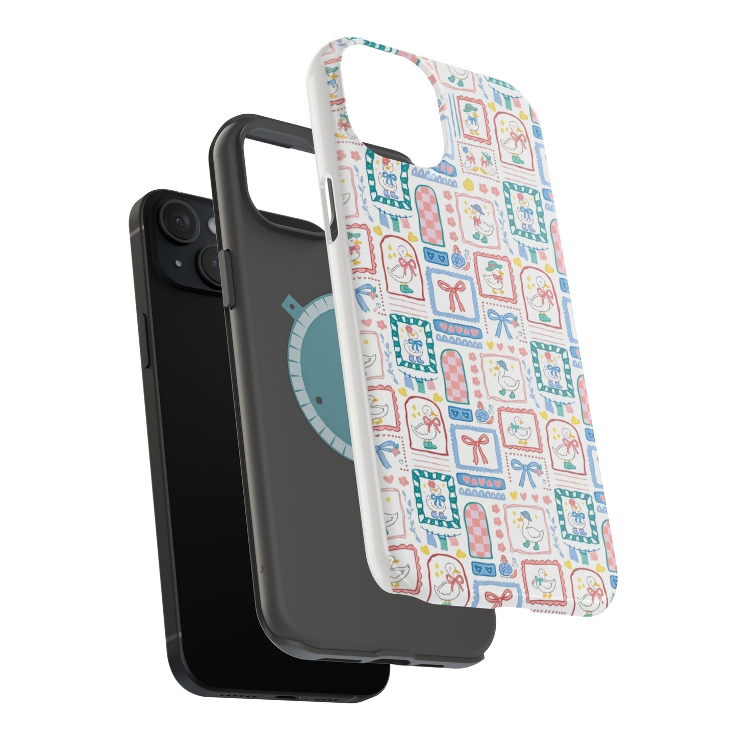 Floral Patchwork Magnetic Impact Phone Case