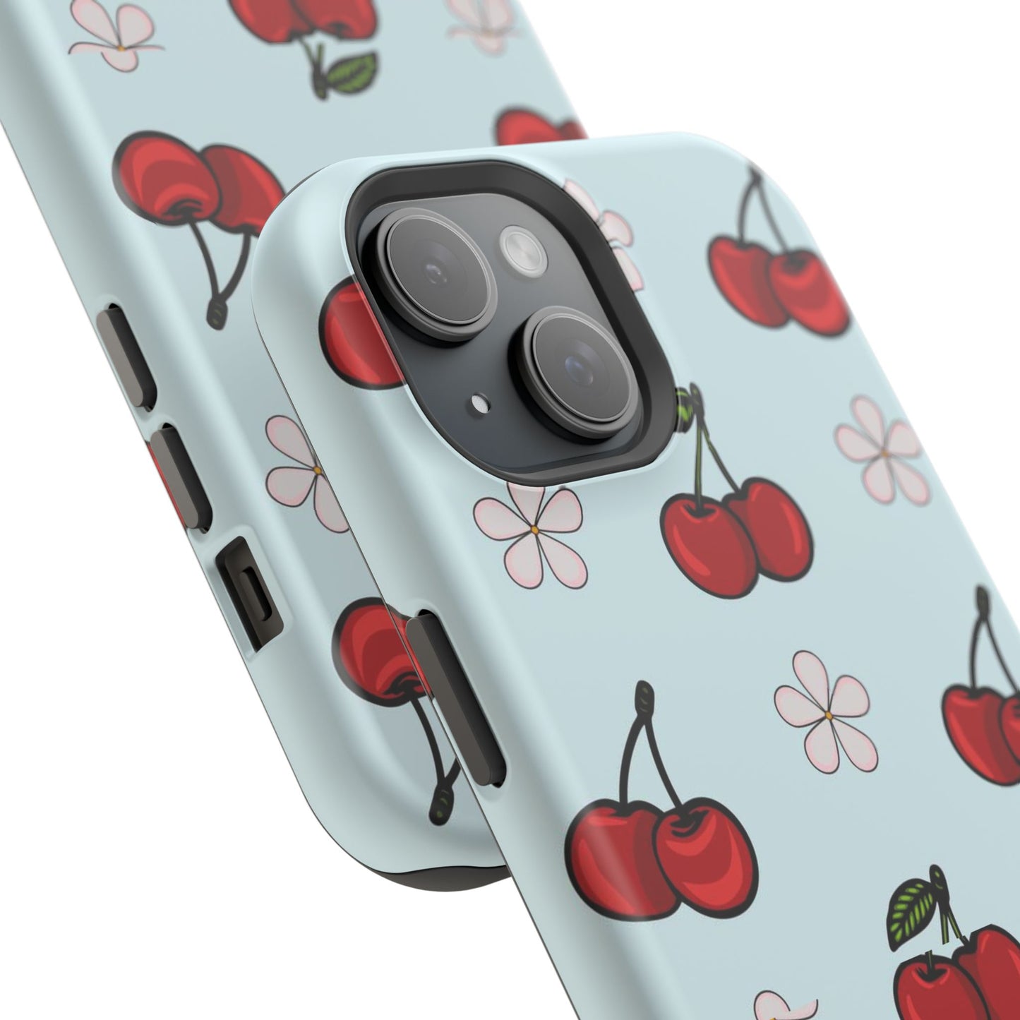 Cherry Pattern Magnetic Impact-Resistant Phone Case