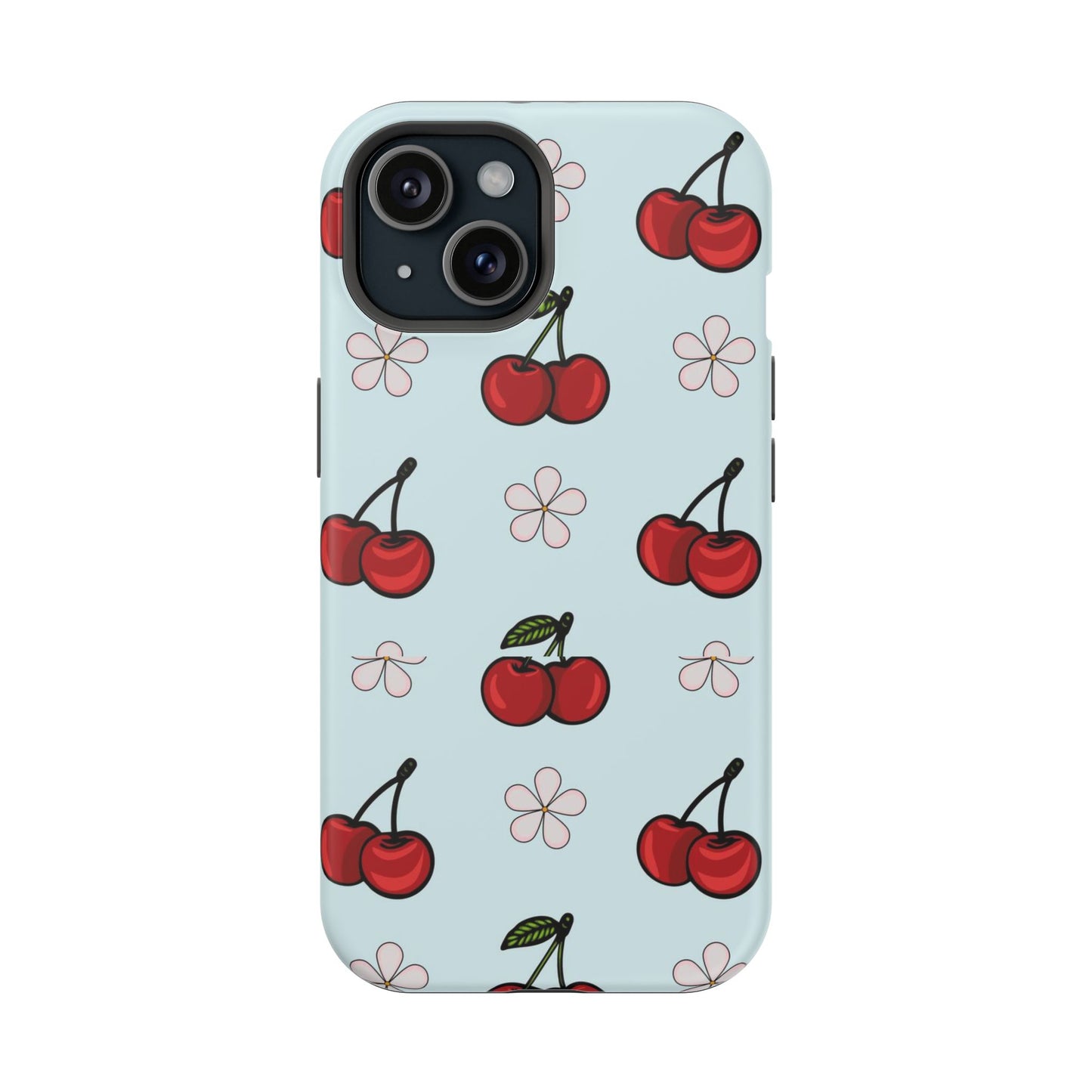 Cherry Pattern Magnetic Impact-Resistant Phone Case