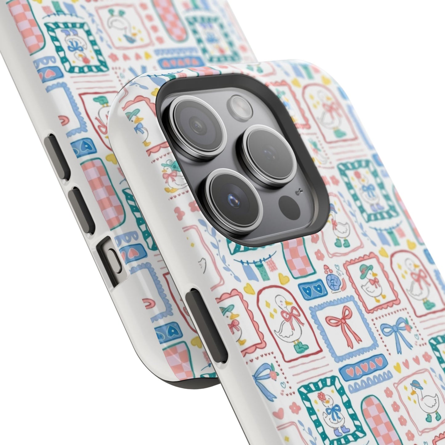 Floral Patchwork Magnetic Impact Phone Case