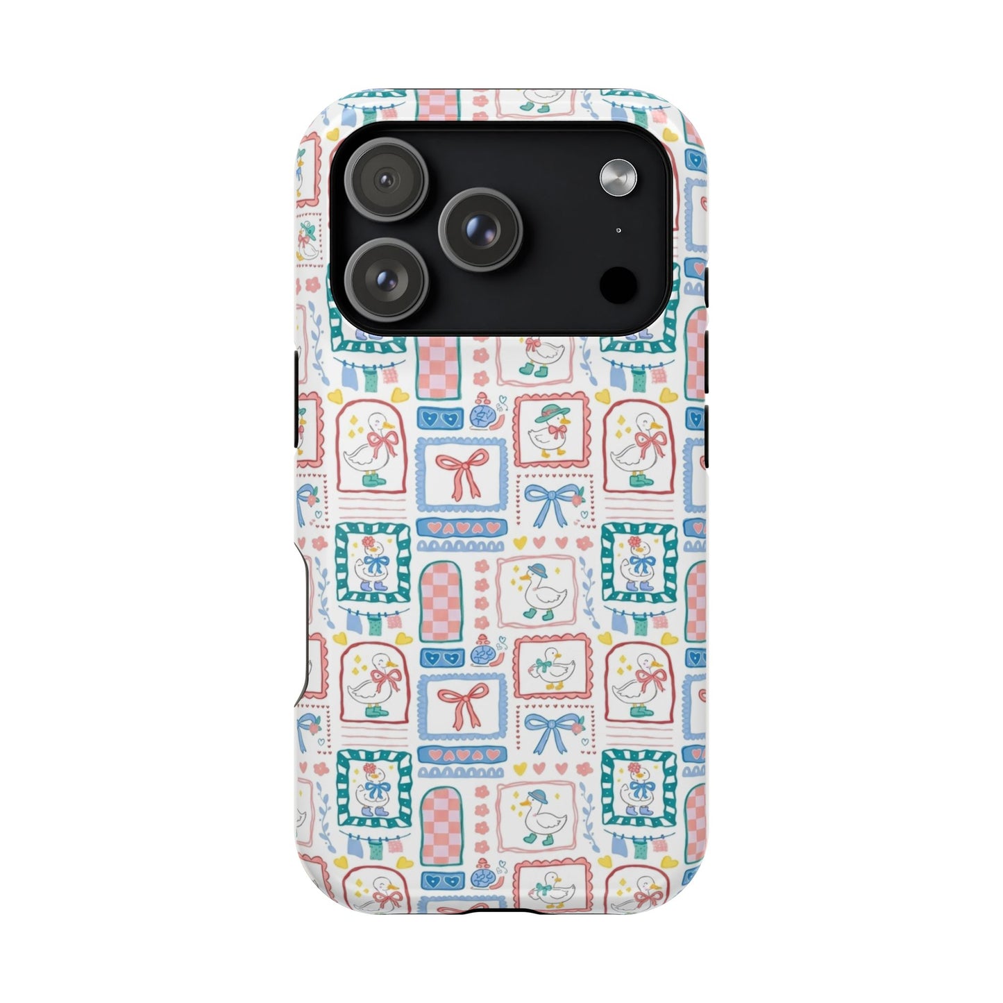 Floral Patchwork Magnetic Impact Phone Case