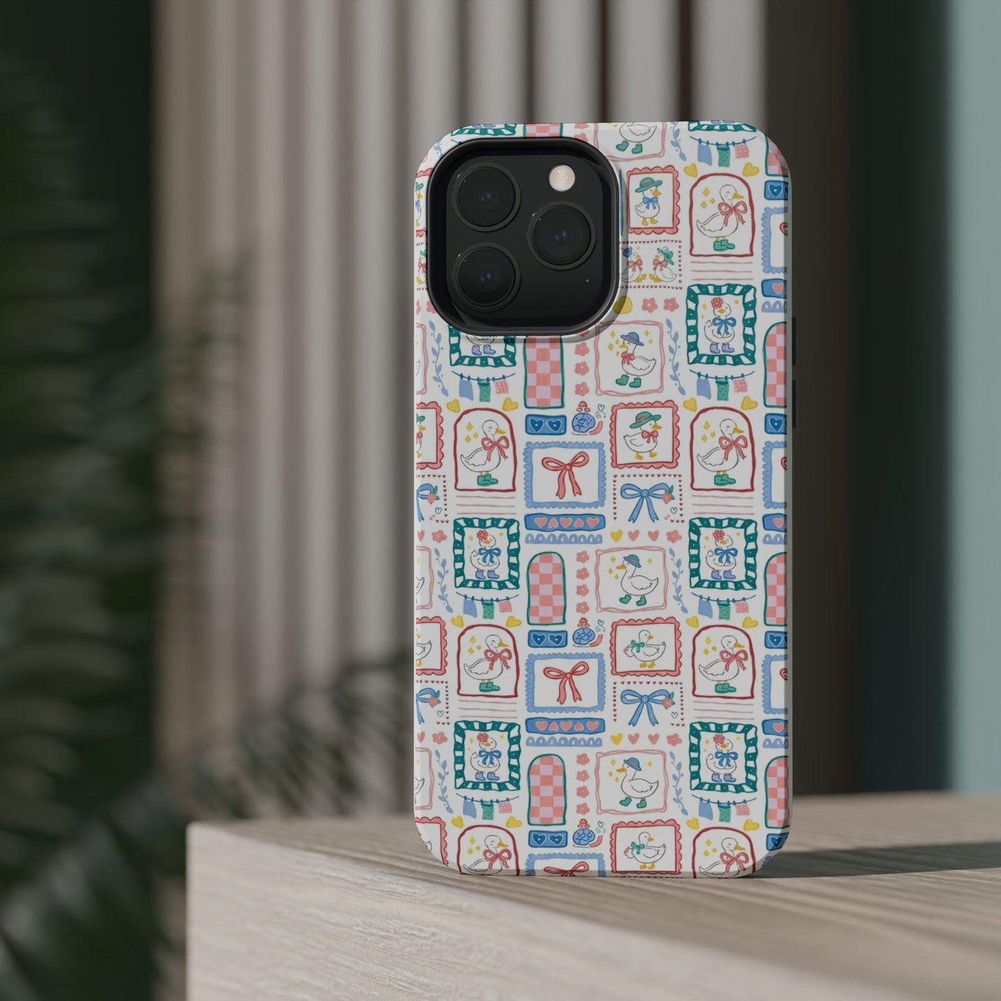 Floral Patchwork Magnetic Impact Phone Case