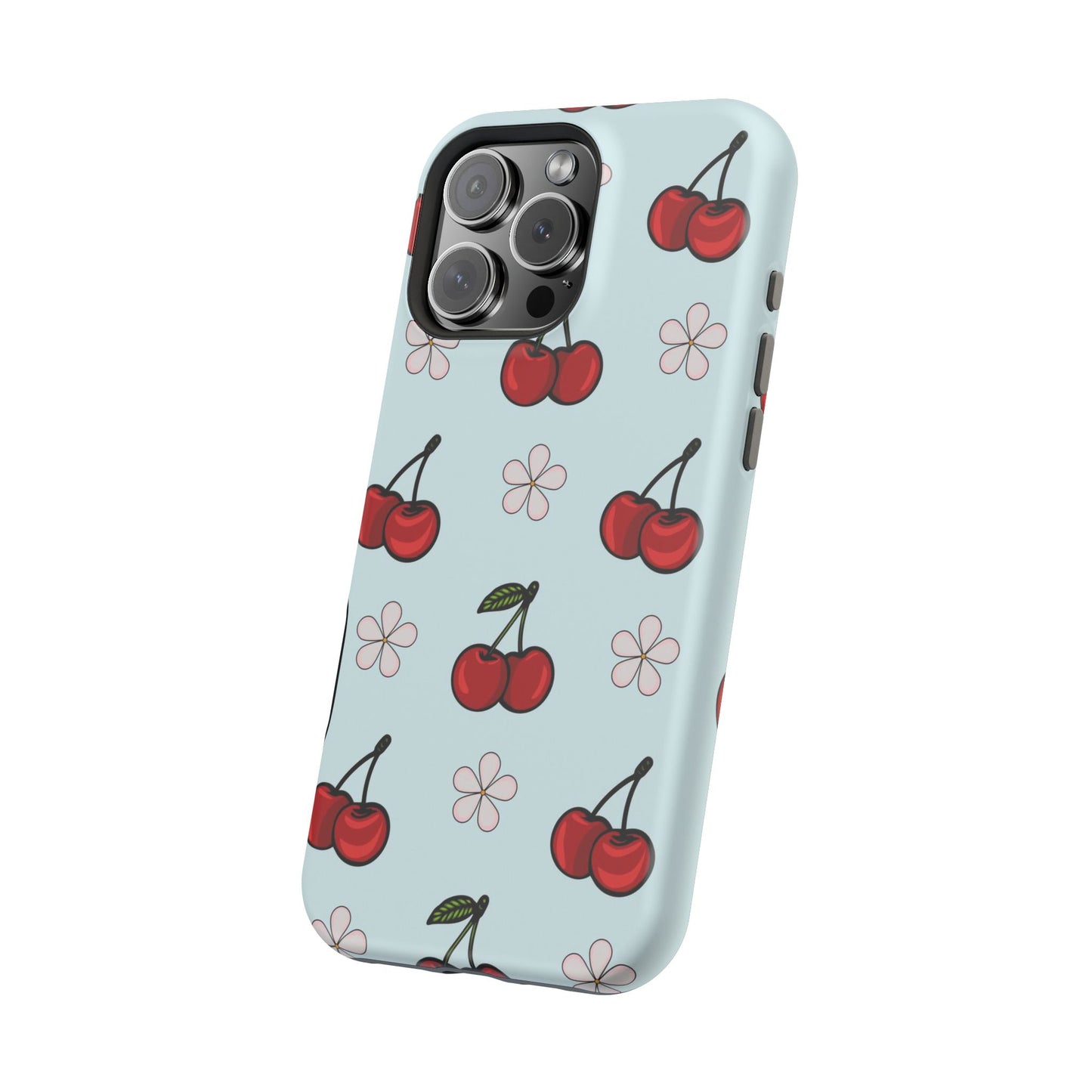 Cherry Pattern Magnetic Impact-Resistant Phone Case
