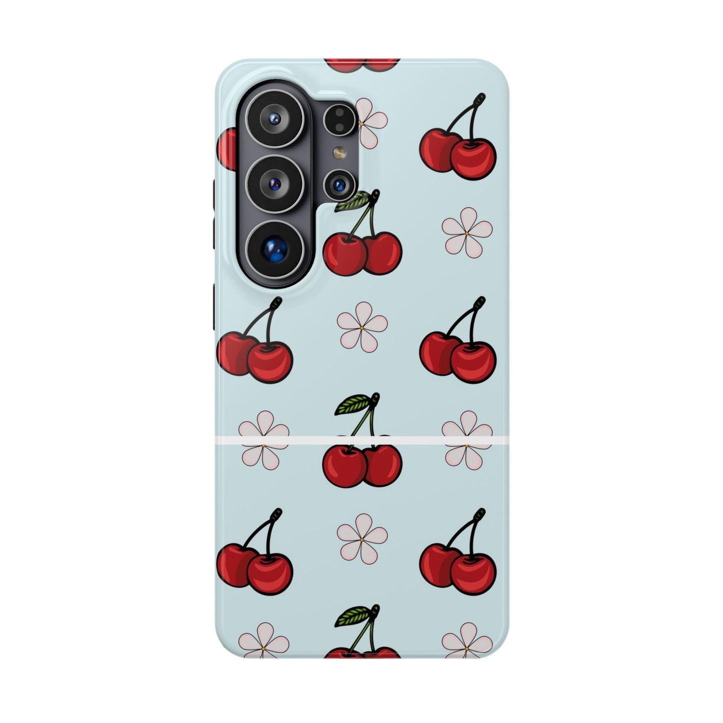 Cherry Pattern Magnetic Impact-Resistant Phone Case