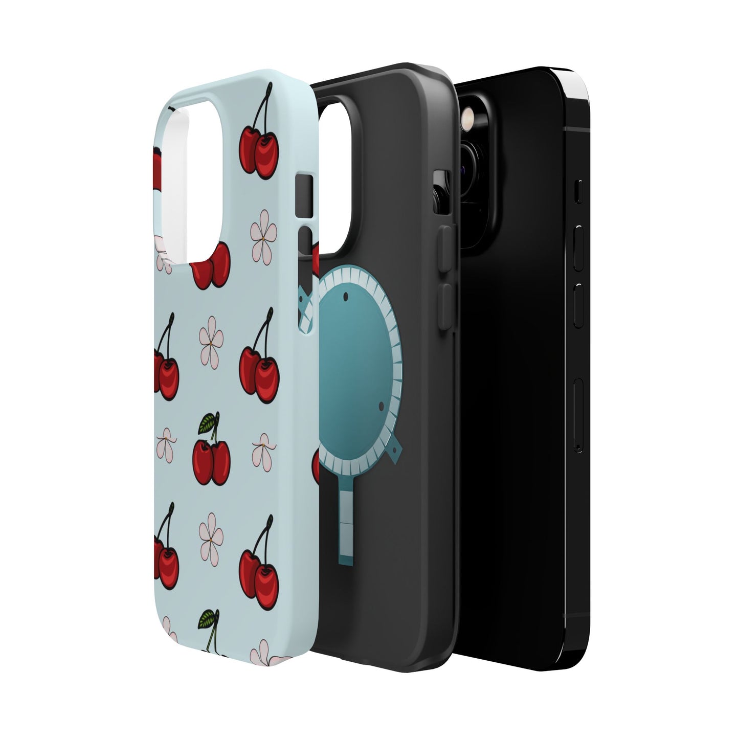Cherry Pattern Magnetic Impact-Resistant Phone Case