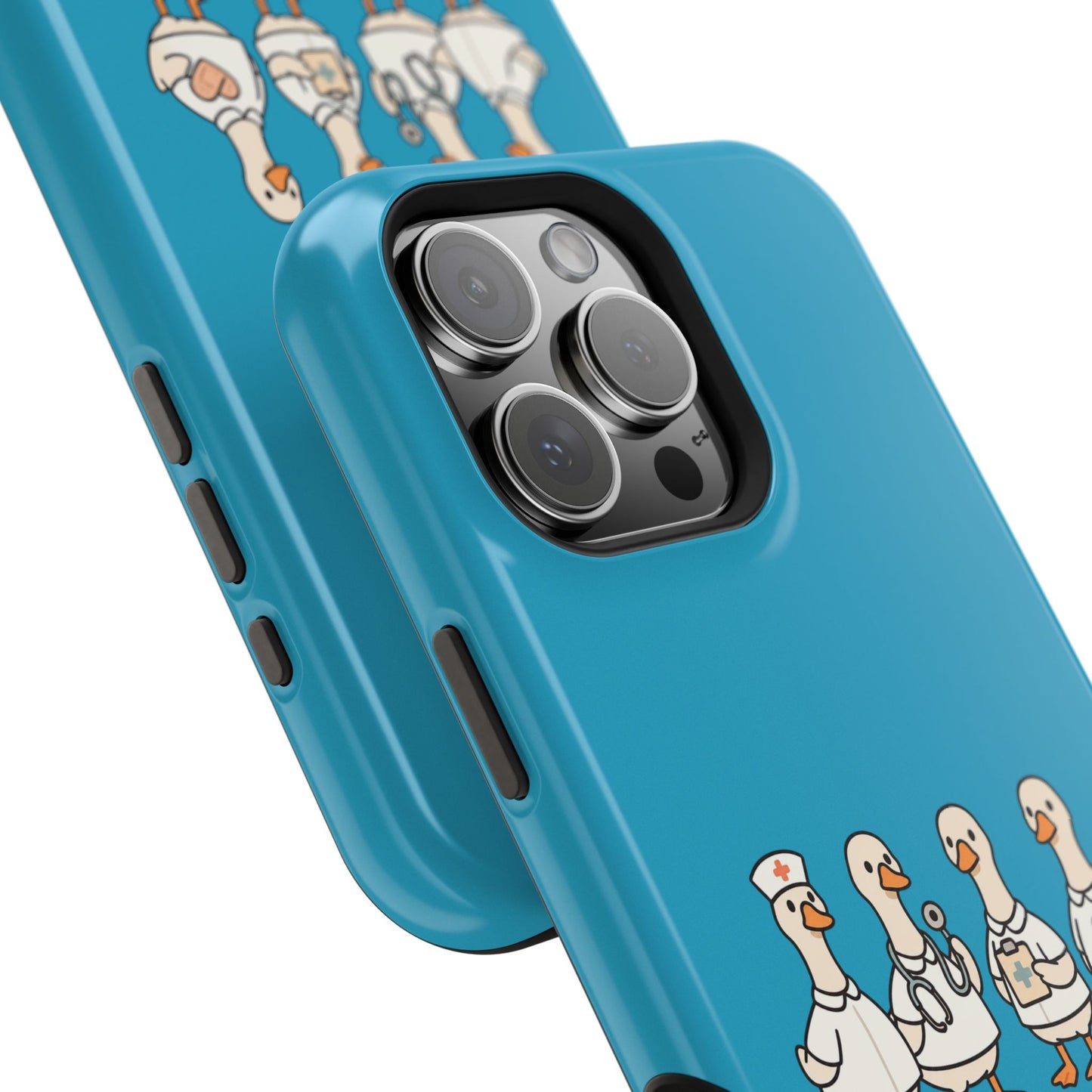 Cute Caring Geese Magnetic Impact Case — 'just a caring goose' Protective Phone Cover