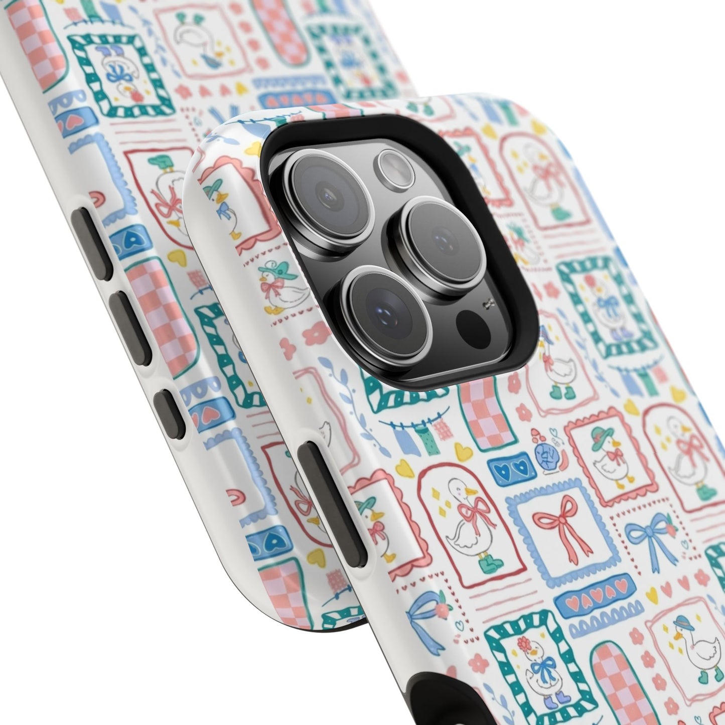 Floral Patchwork Magnetic Impact Phone Case