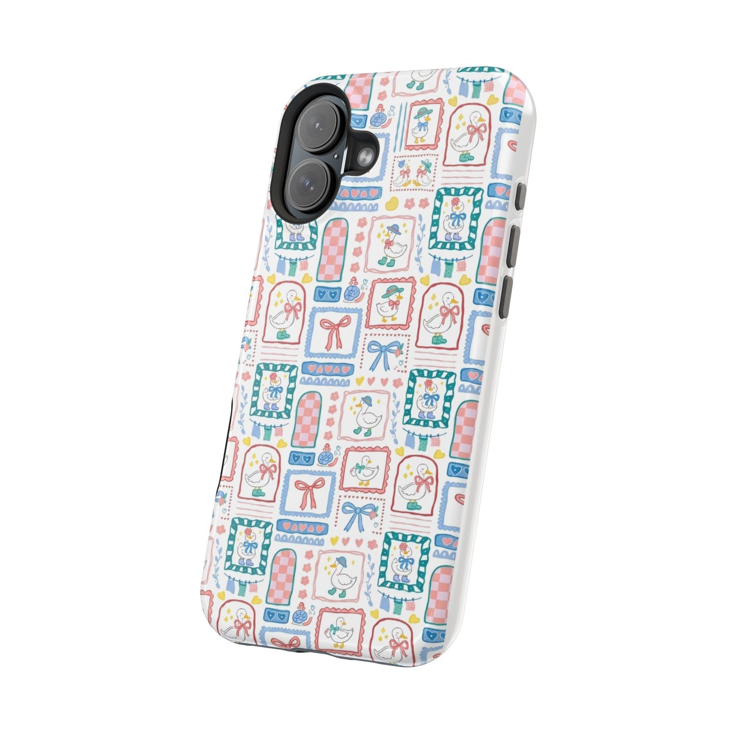 Floral Patchwork Magnetic Impact Phone Case