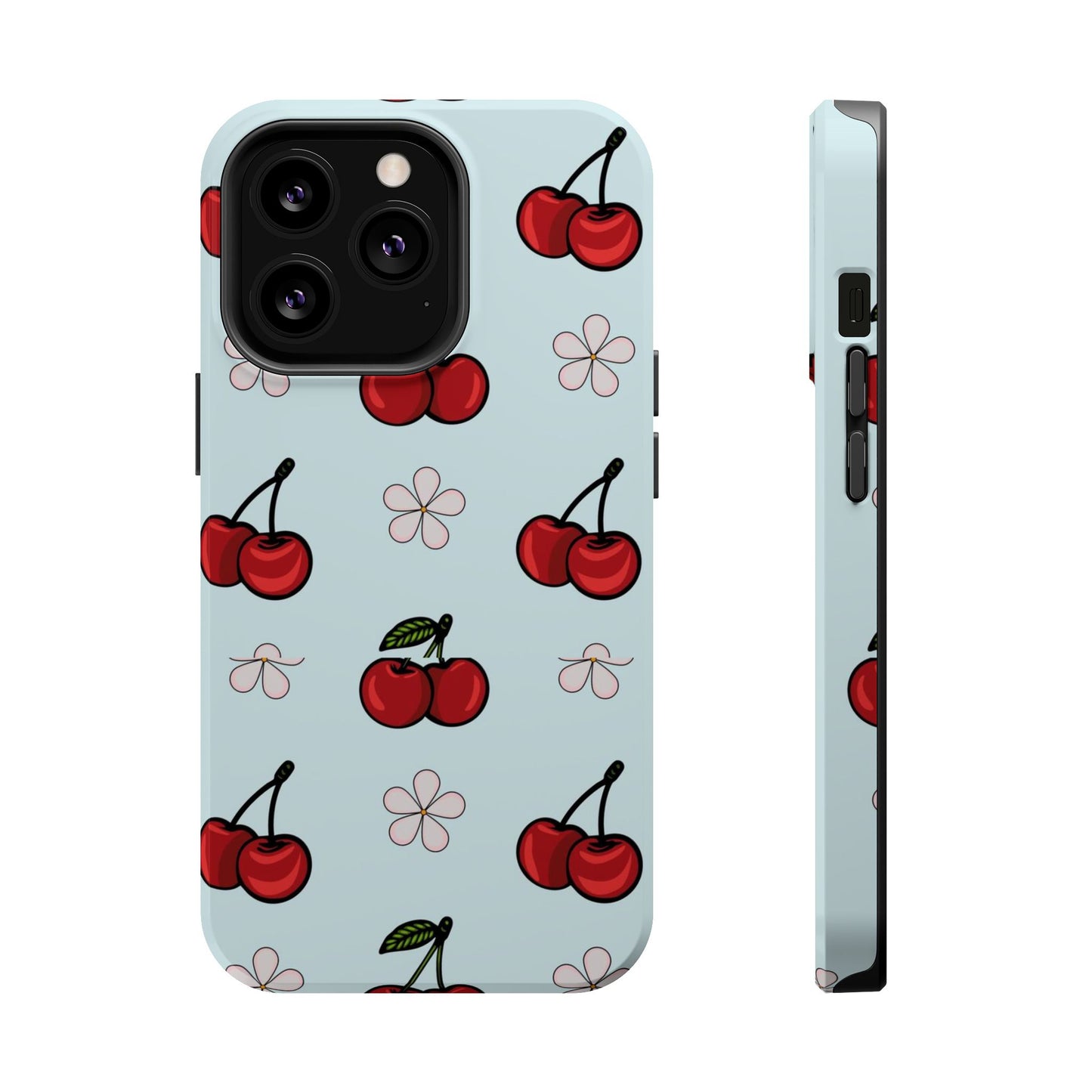 Cherry Pattern Magnetic Impact-Resistant Phone Case
