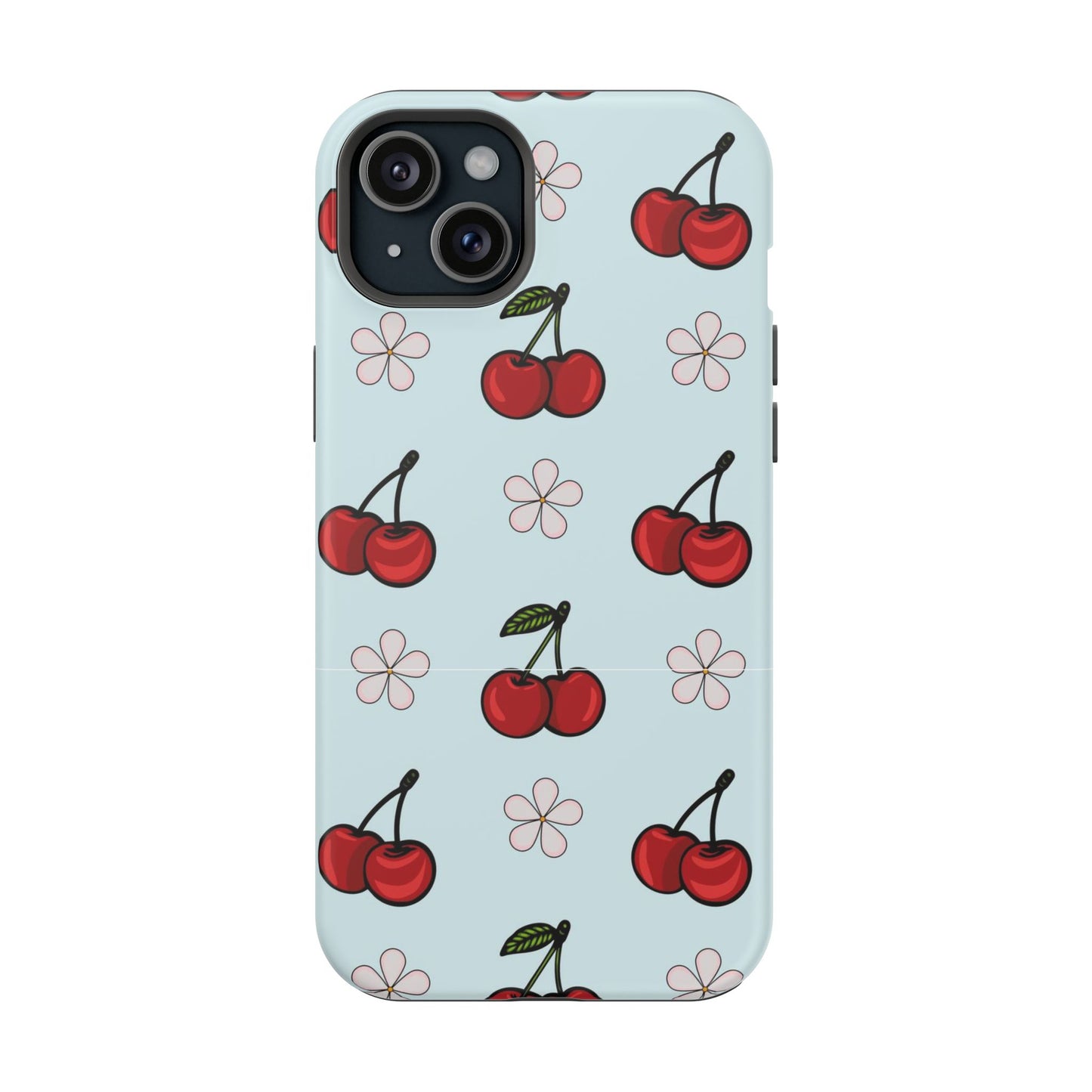 Cherry Pattern Magnetic Impact-Resistant Phone Case