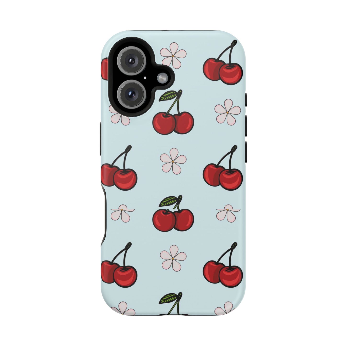 Cherry Pattern Magnetic Impact-Resistant Phone Case