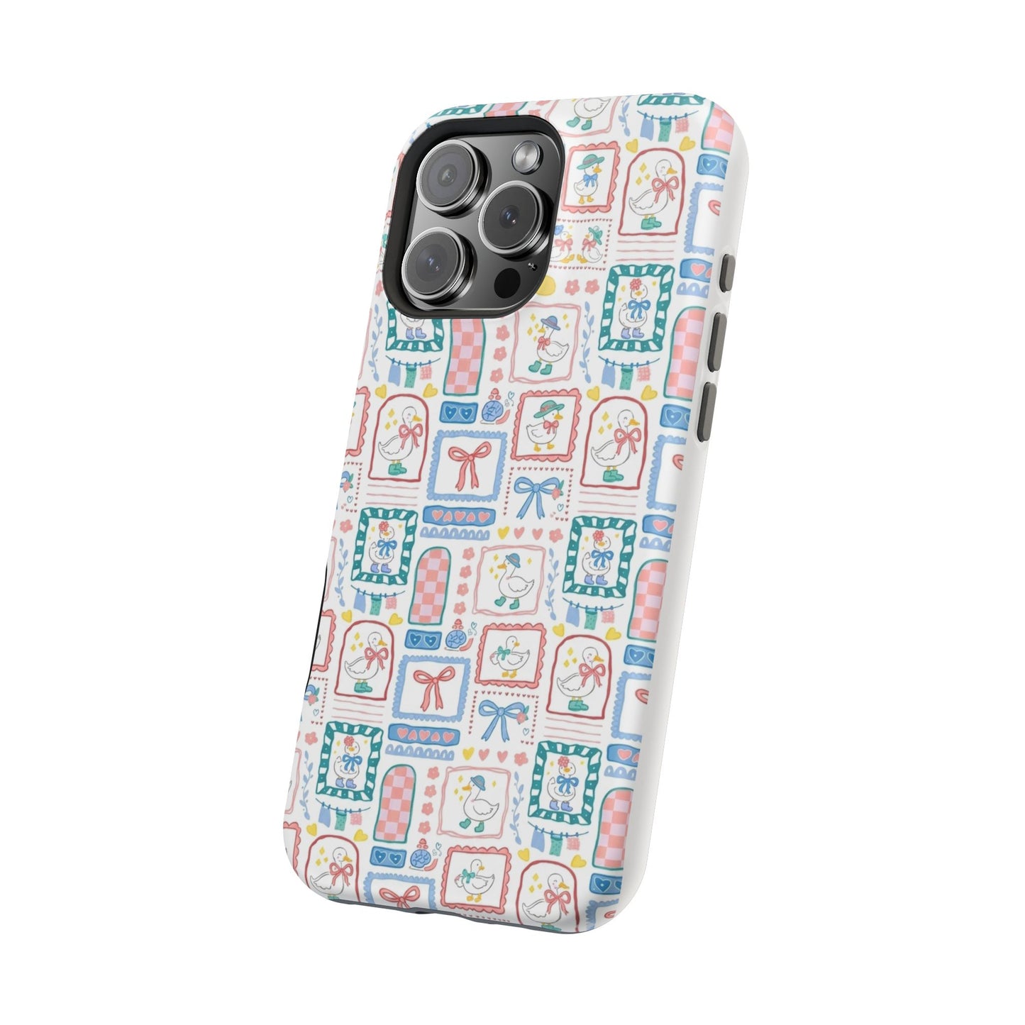 Floral Patchwork Magnetic Impact Phone Case