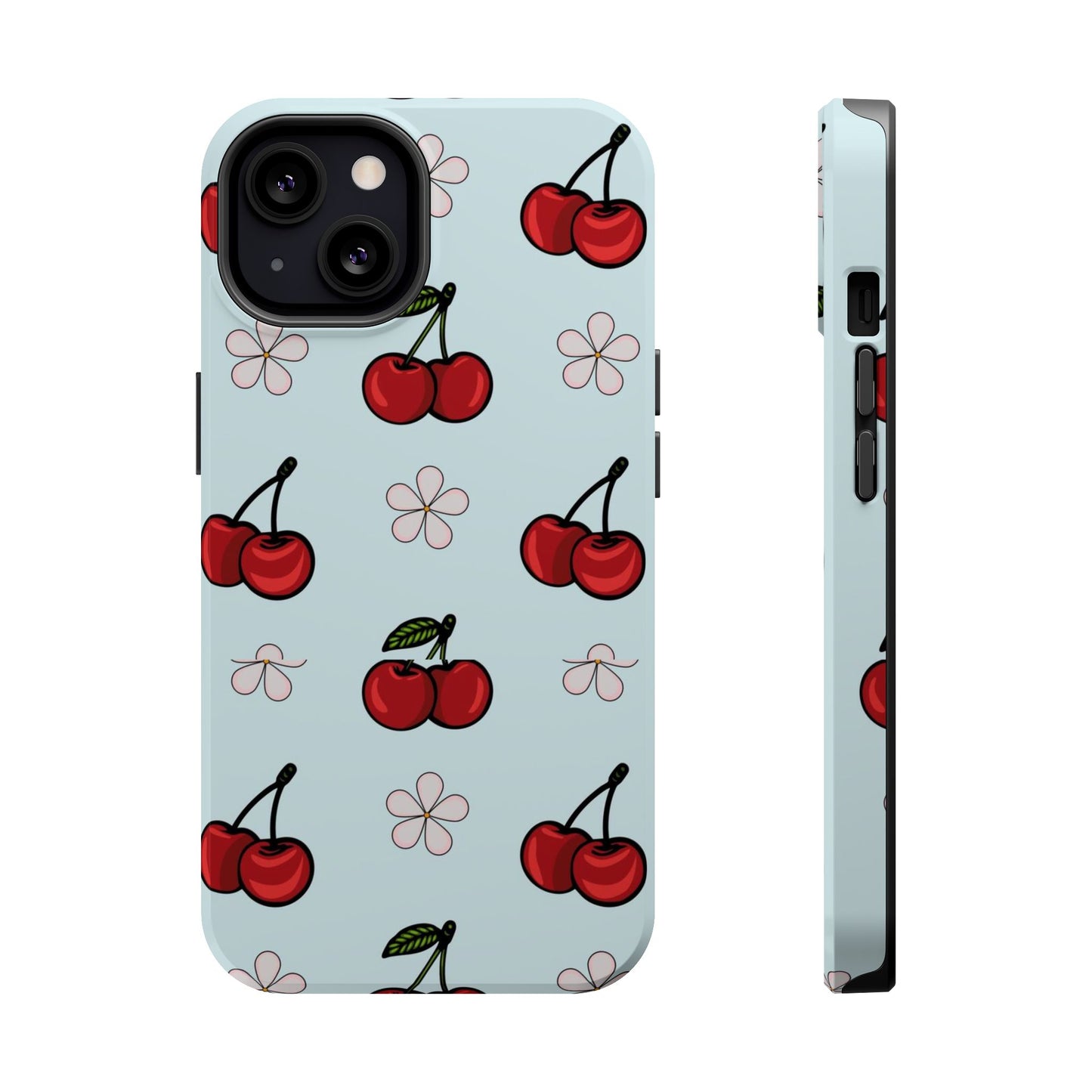 Cherry Pattern Magnetic Impact-Resistant Phone Case