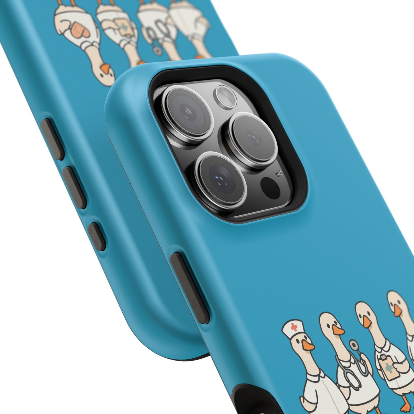 Cute Caring Geese Magnetic Impact Case — 'just a caring goose' Protective Phone Cover