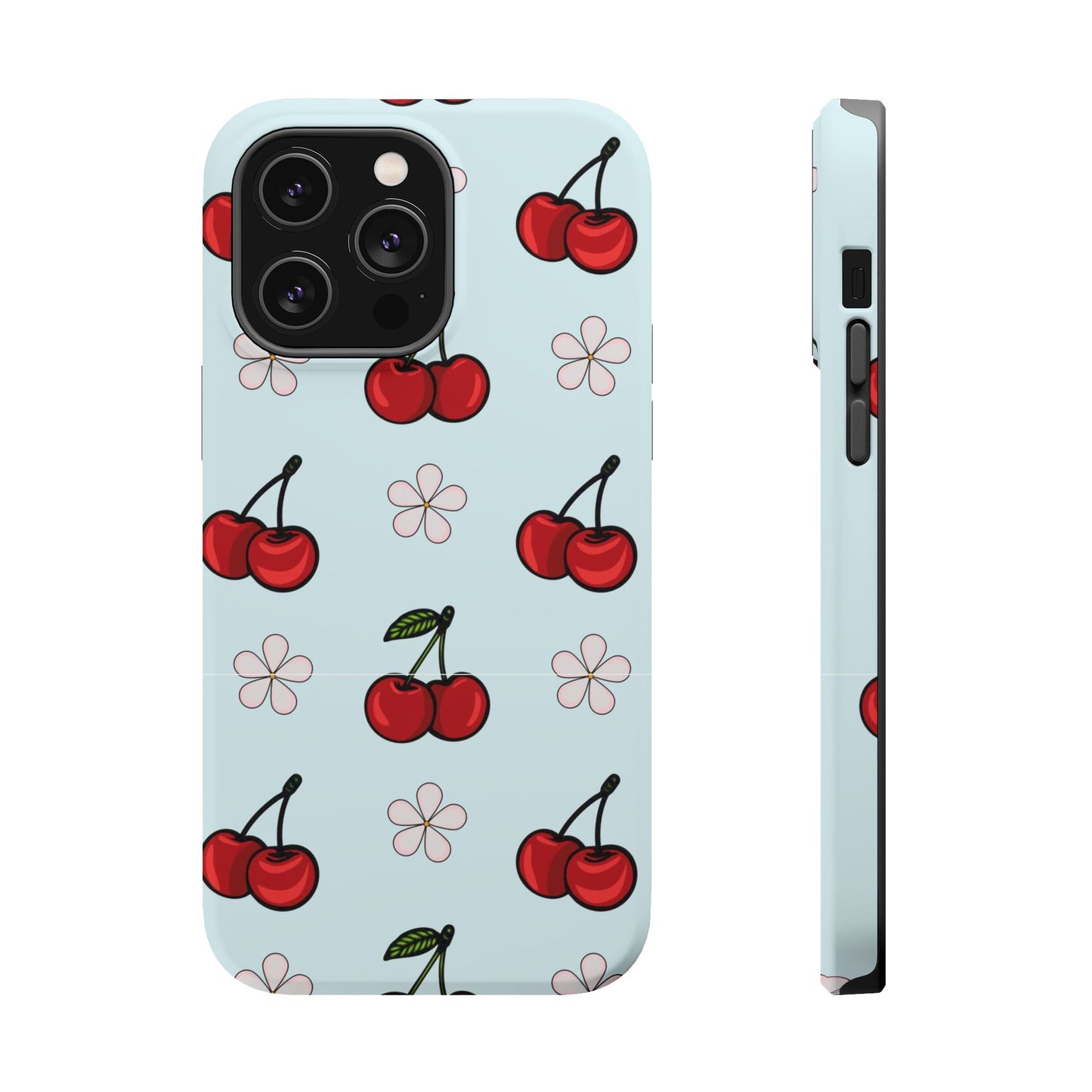 Cherry Pattern Magnetic Impact-Resistant Phone Case