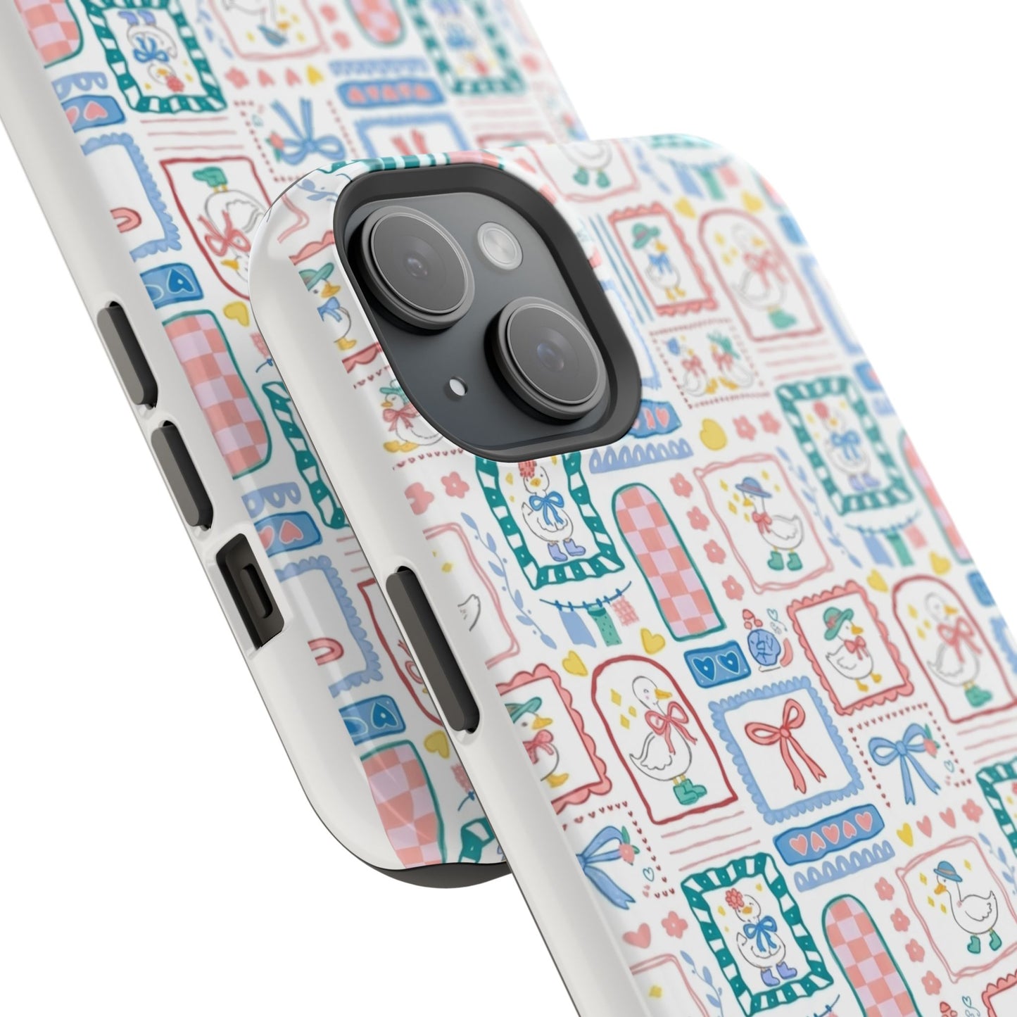 Floral Patchwork Magnetic Impact Phone Case