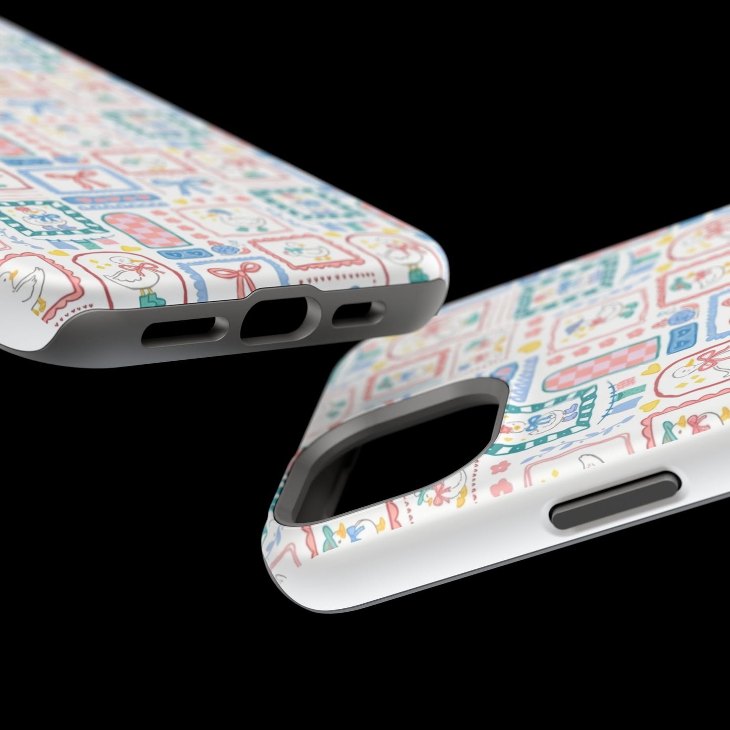 Floral Patchwork Magnetic Impact Phone Case