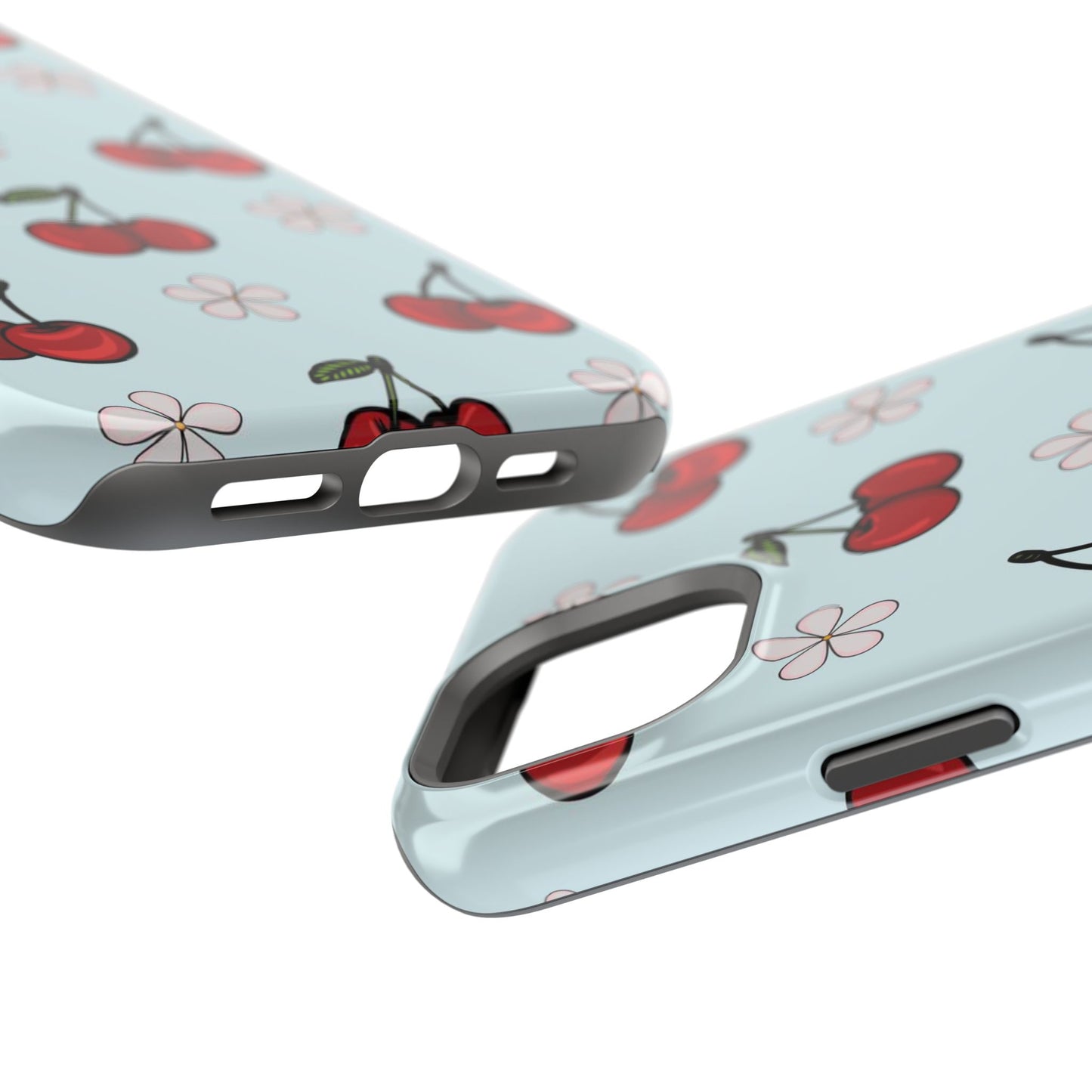 Cherry Pattern Magnetic Impact-Resistant Phone Case