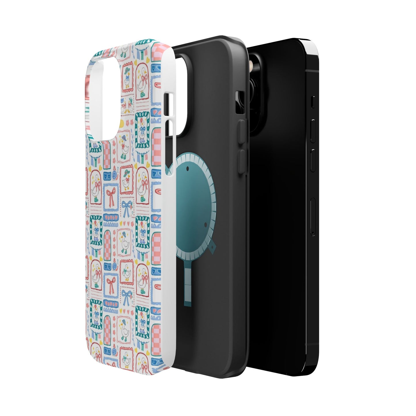 Floral Patchwork Magnetic Impact Phone Case