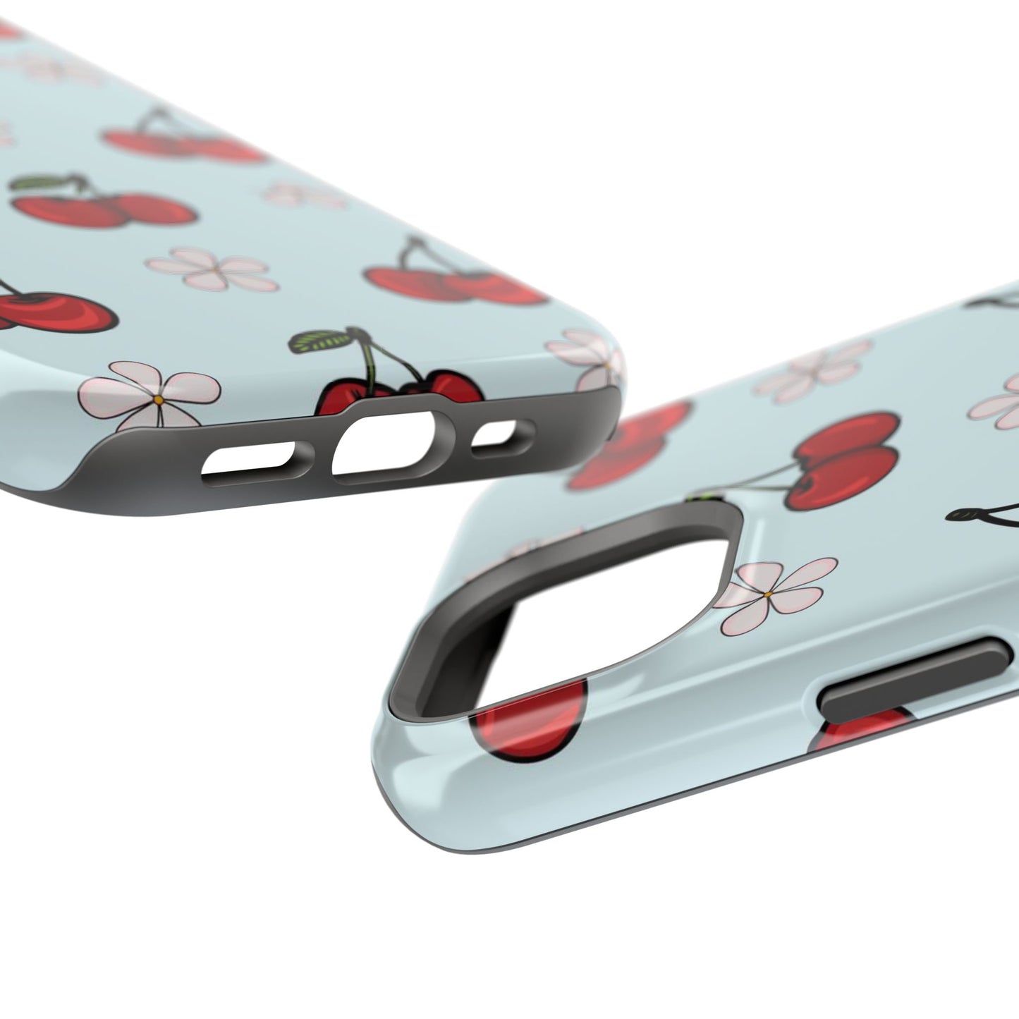 Cherry Pattern Magnetic Impact-Resistant Phone Case