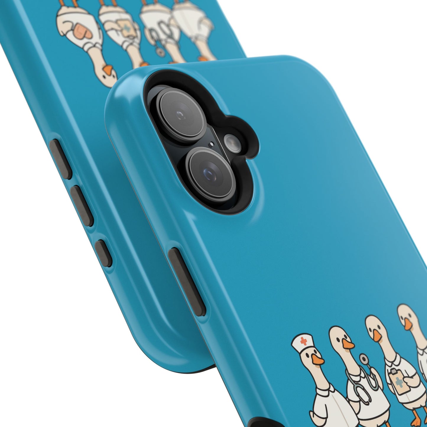 Cute Caring Geese Magnetic Impact Case — 'just a caring goose' Protective Phone Cover