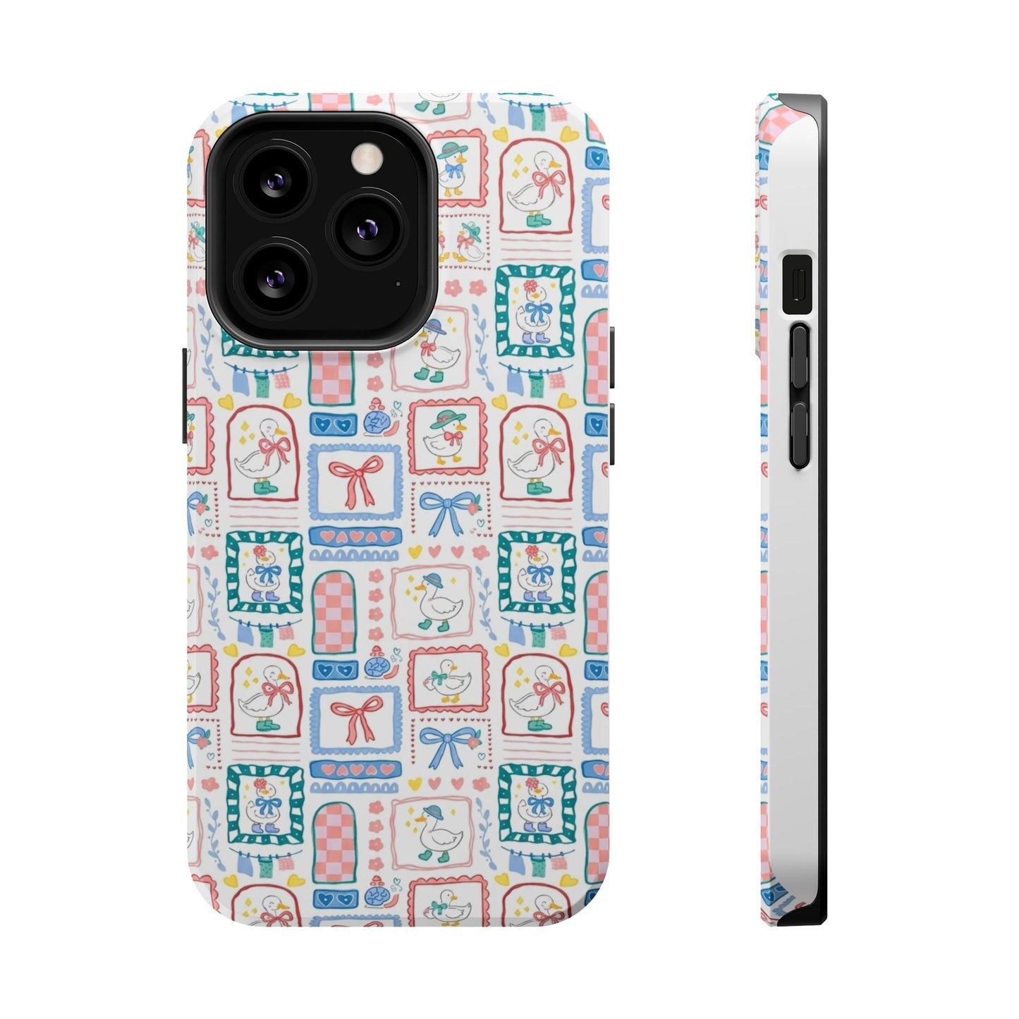 Floral Patchwork Magnetic Impact Phone Case