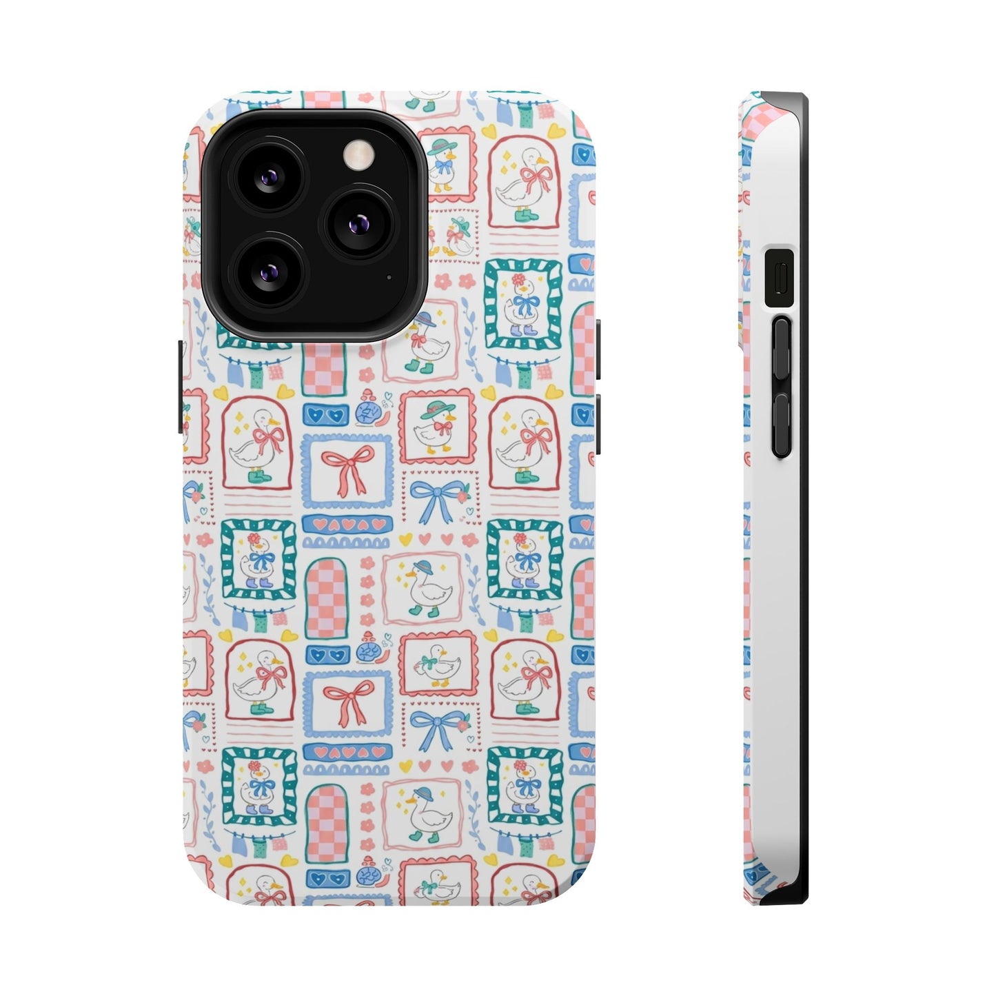 Floral Patchwork Magnetic Impact Phone Case