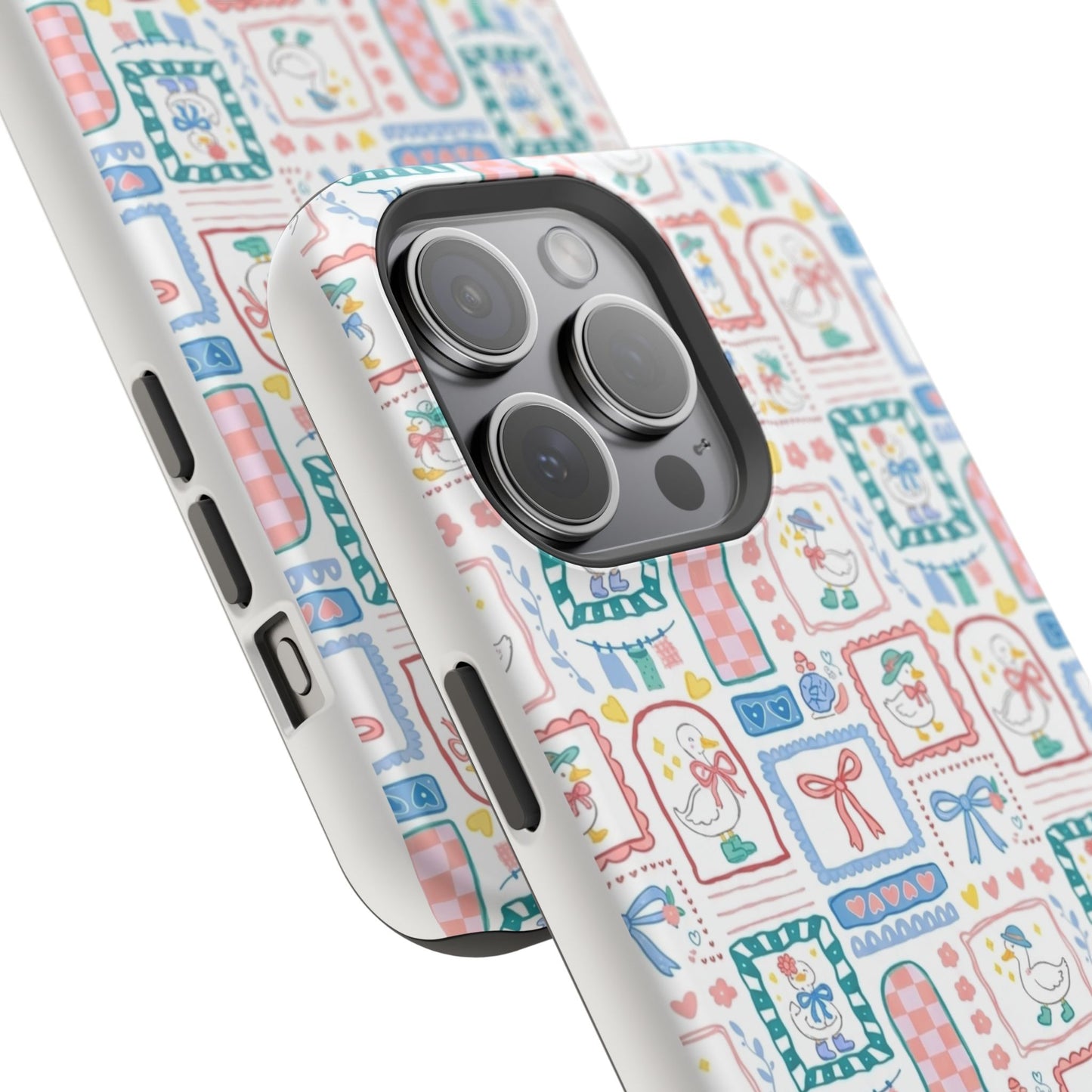 Floral Patchwork Magnetic Impact Phone Case