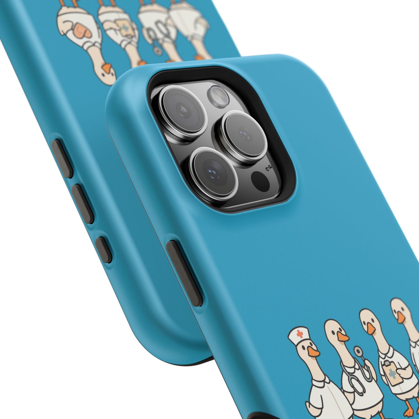 Cute Caring Geese Magnetic Impact Case — 'just a caring goose' Protective Phone Cover