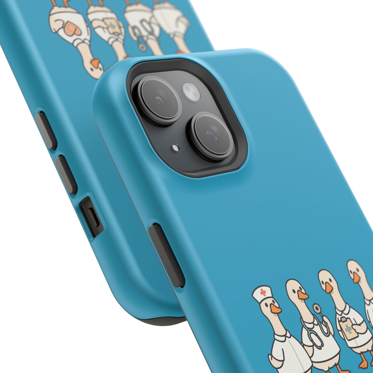 Cute Caring Geese Magnetic Impact Case — 'just a caring goose' Protective Phone Cover