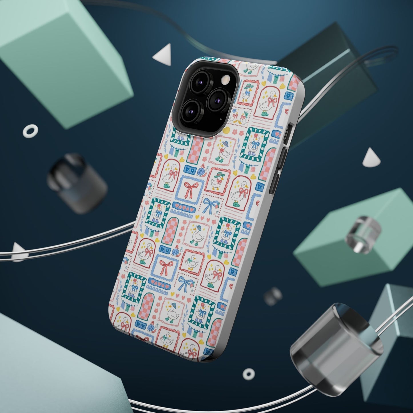 Floral Patchwork Magnetic Impact Phone Case