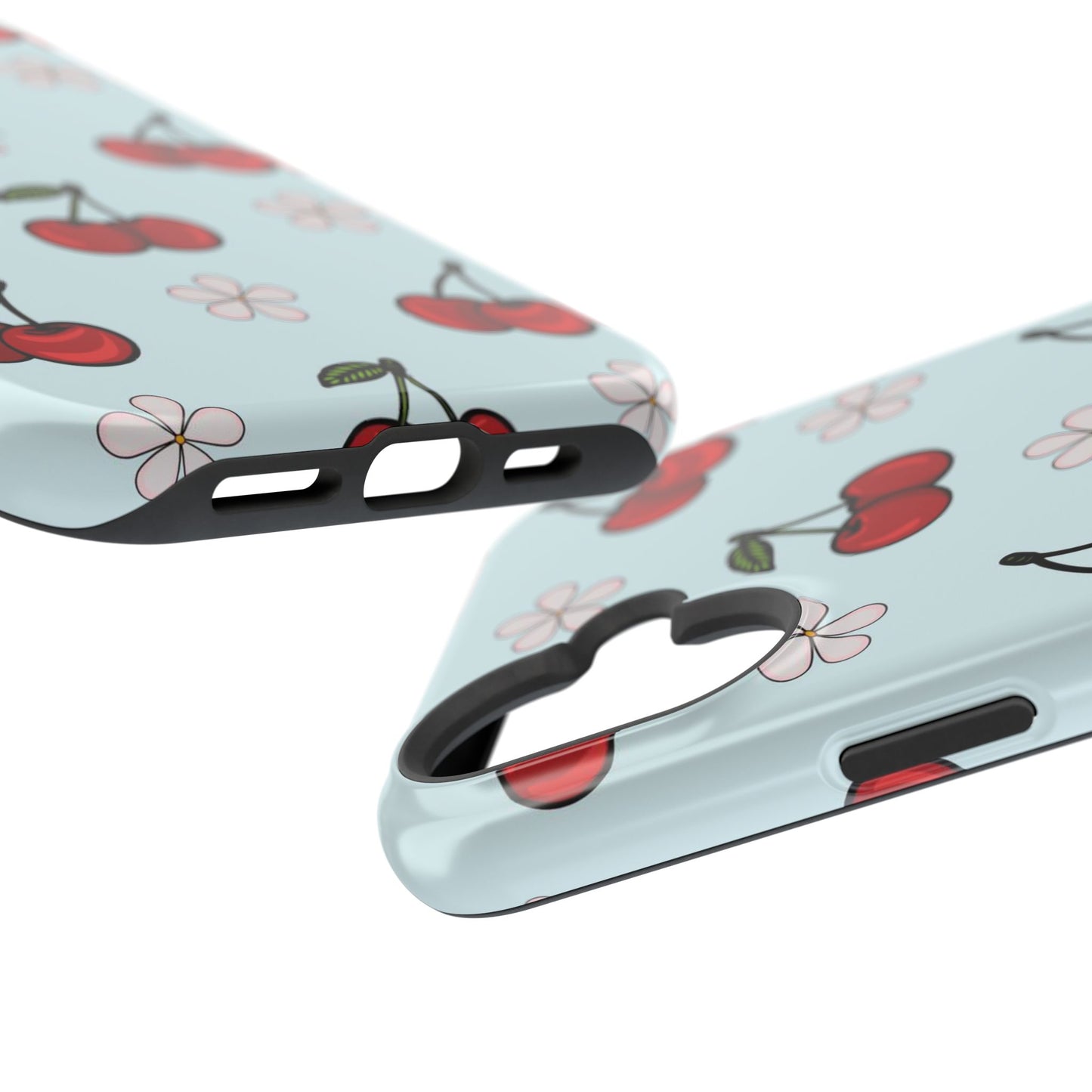 Cherry Pattern Magnetic Impact-Resistant Phone Case